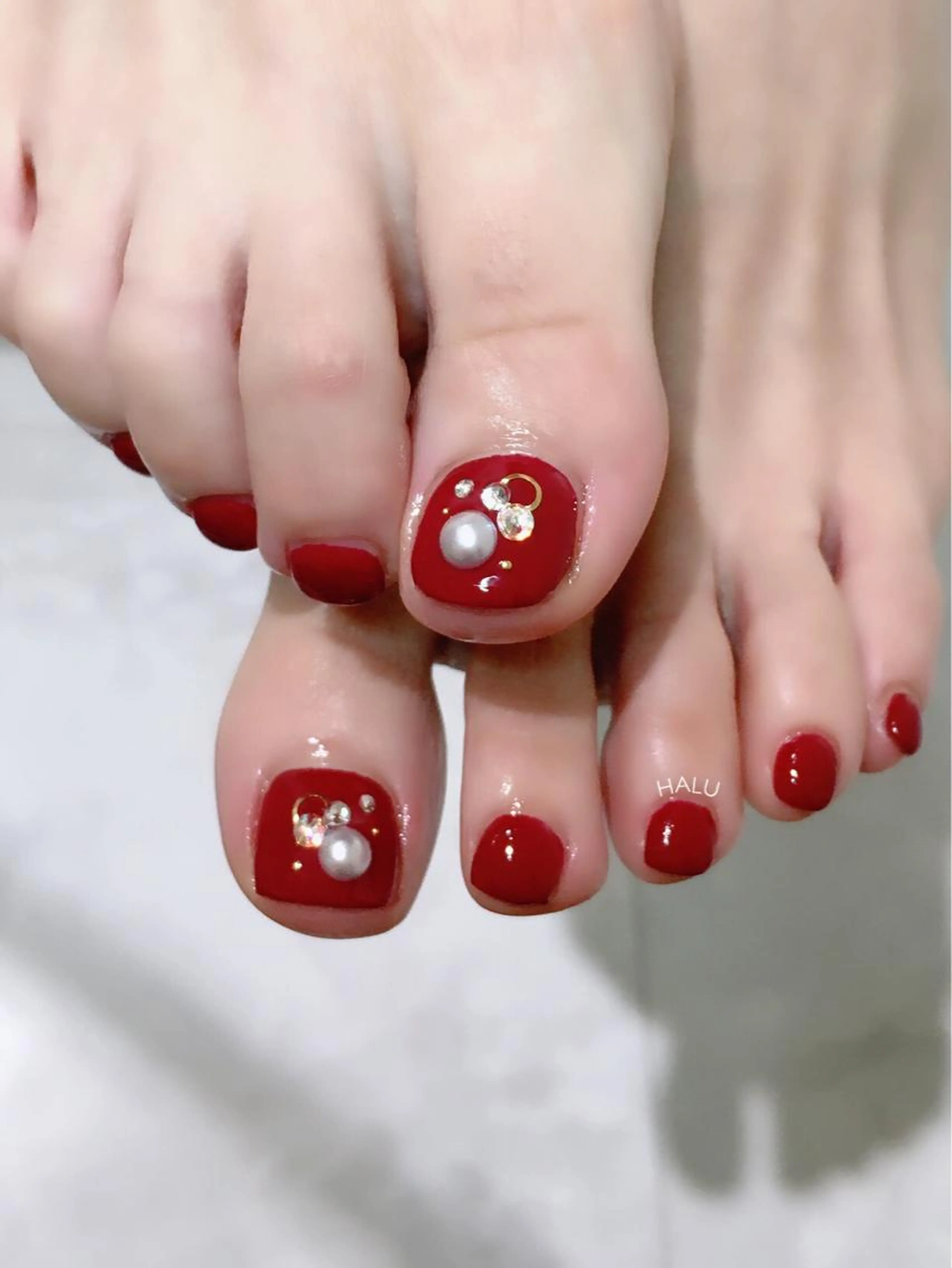 親指アート✨ リピ様6週間以内の付替オフ無料🍀の写真