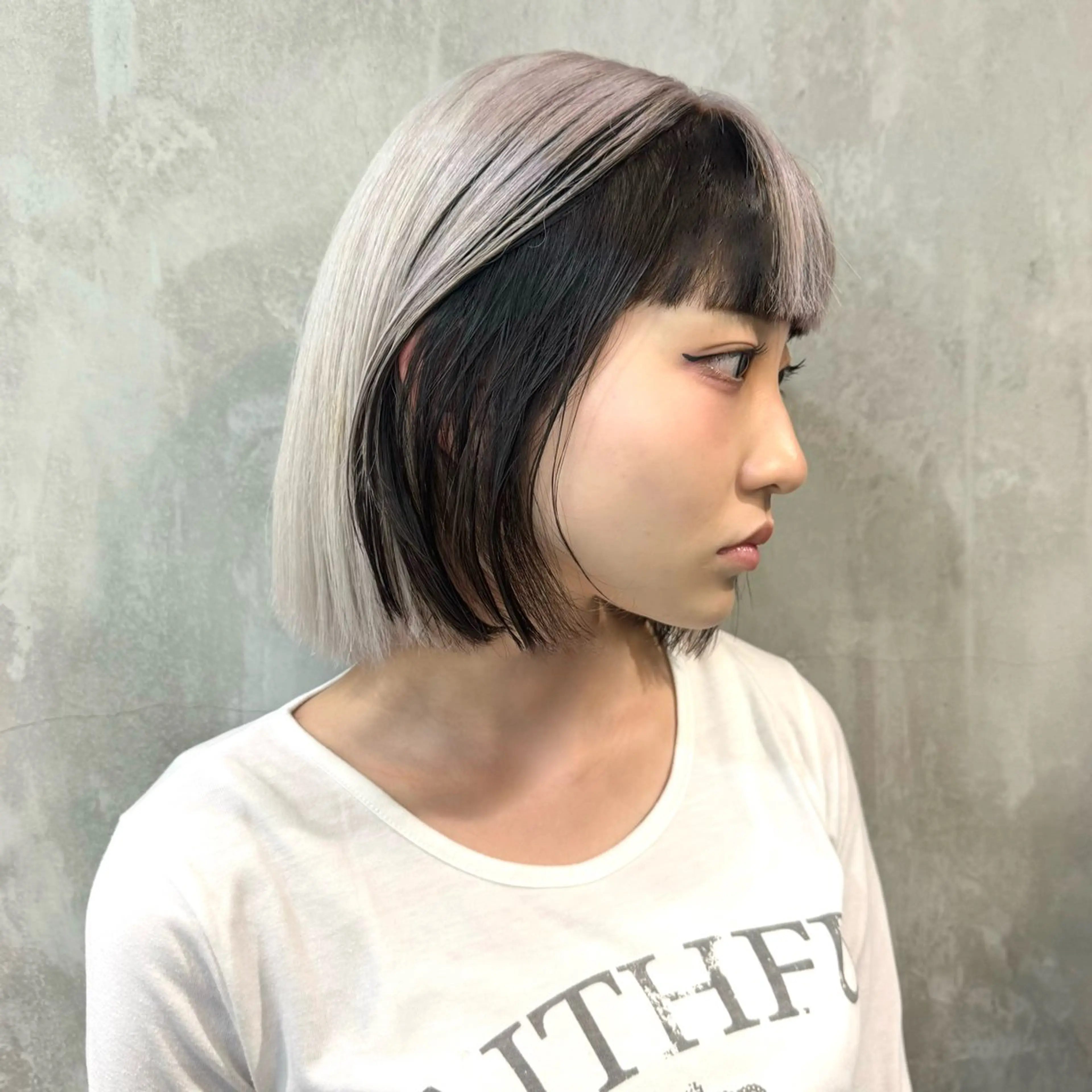ショート カラー ヘアカラー トリートメント ☪ ‎ハイトーン信者 ☪️yumeka🪩のヘアスタイル