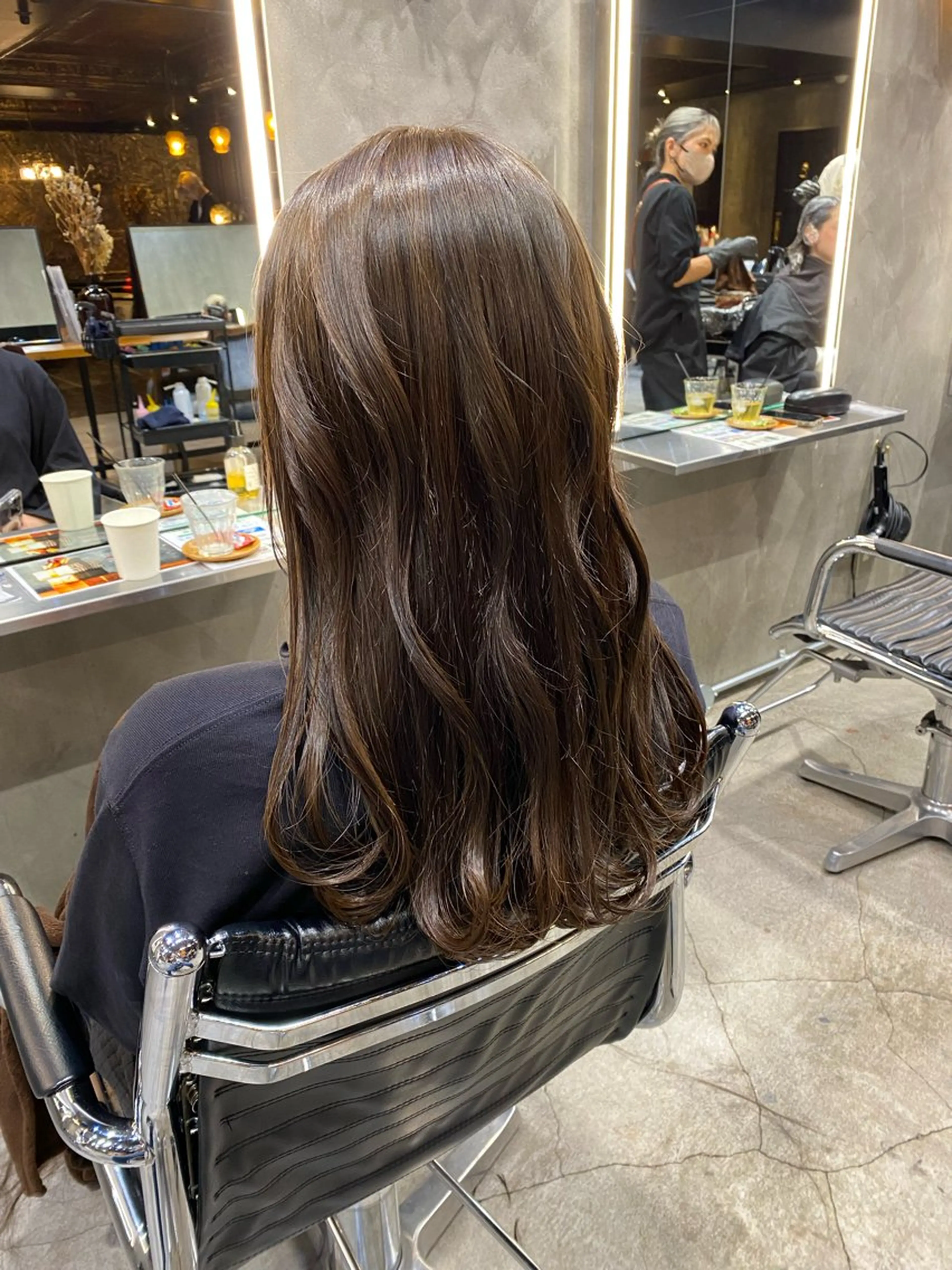 カラー アッシュ アッシュブラウン ブリーチ ブラウンカラー ダブルカラー カット ヘアカラー 透明感カラー🌿 グレージュ🐺陽介のヘアスタイル