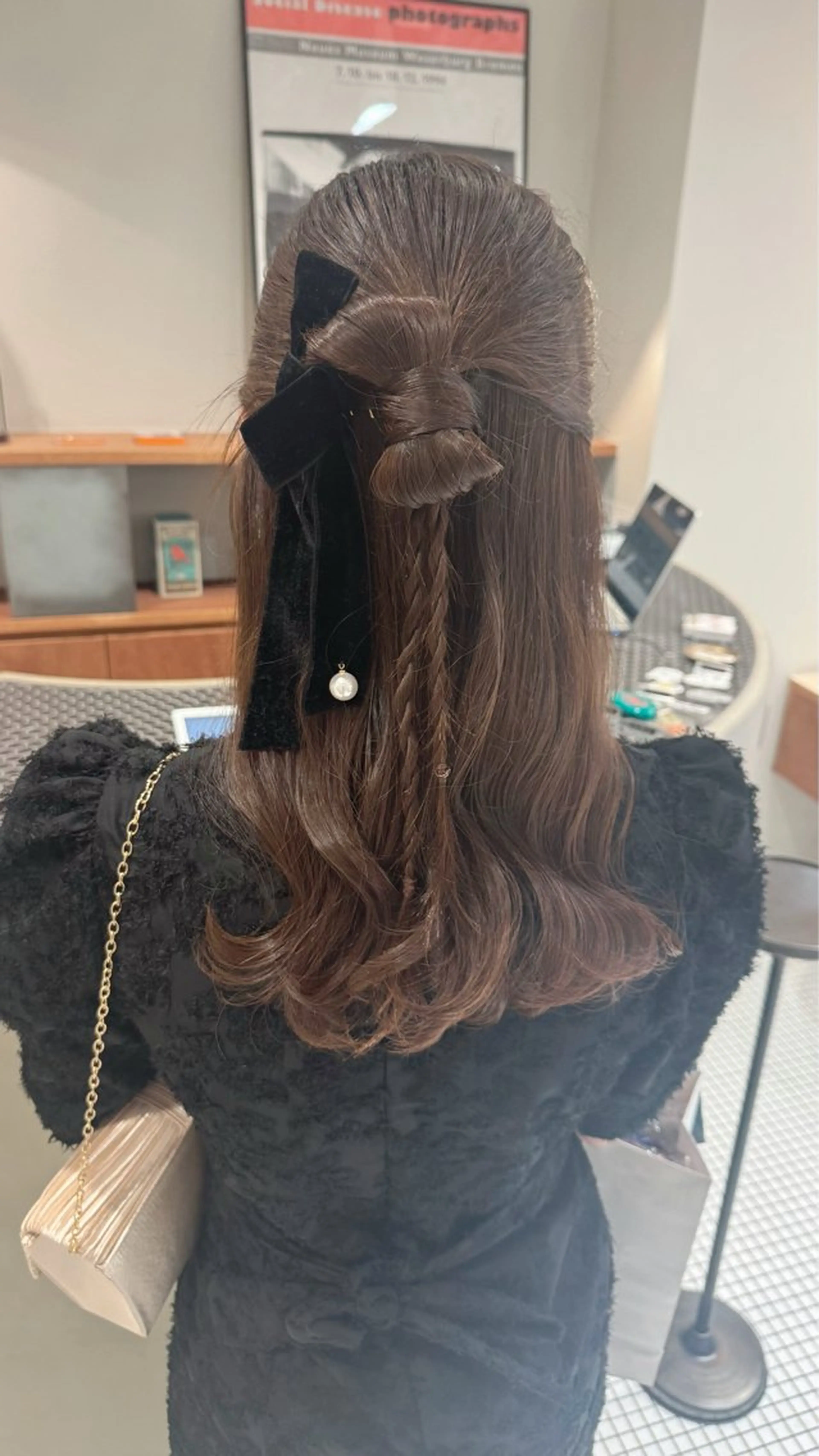 ヘアアレンジ ハーフアップ オオタ ユキのヘアスタイル