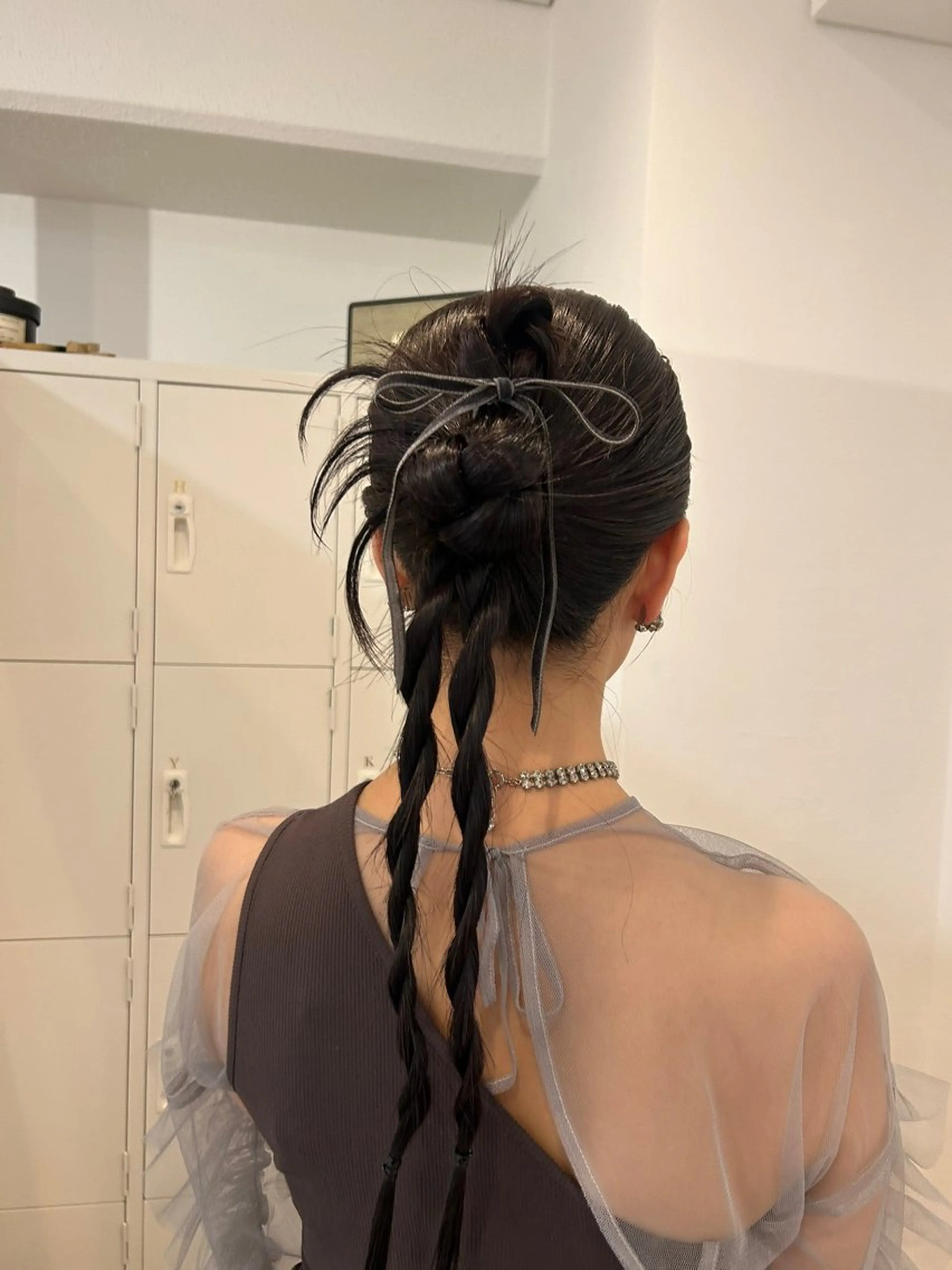 ロング ヘアカラー 伊澤 紗弥のヘアスタイル
