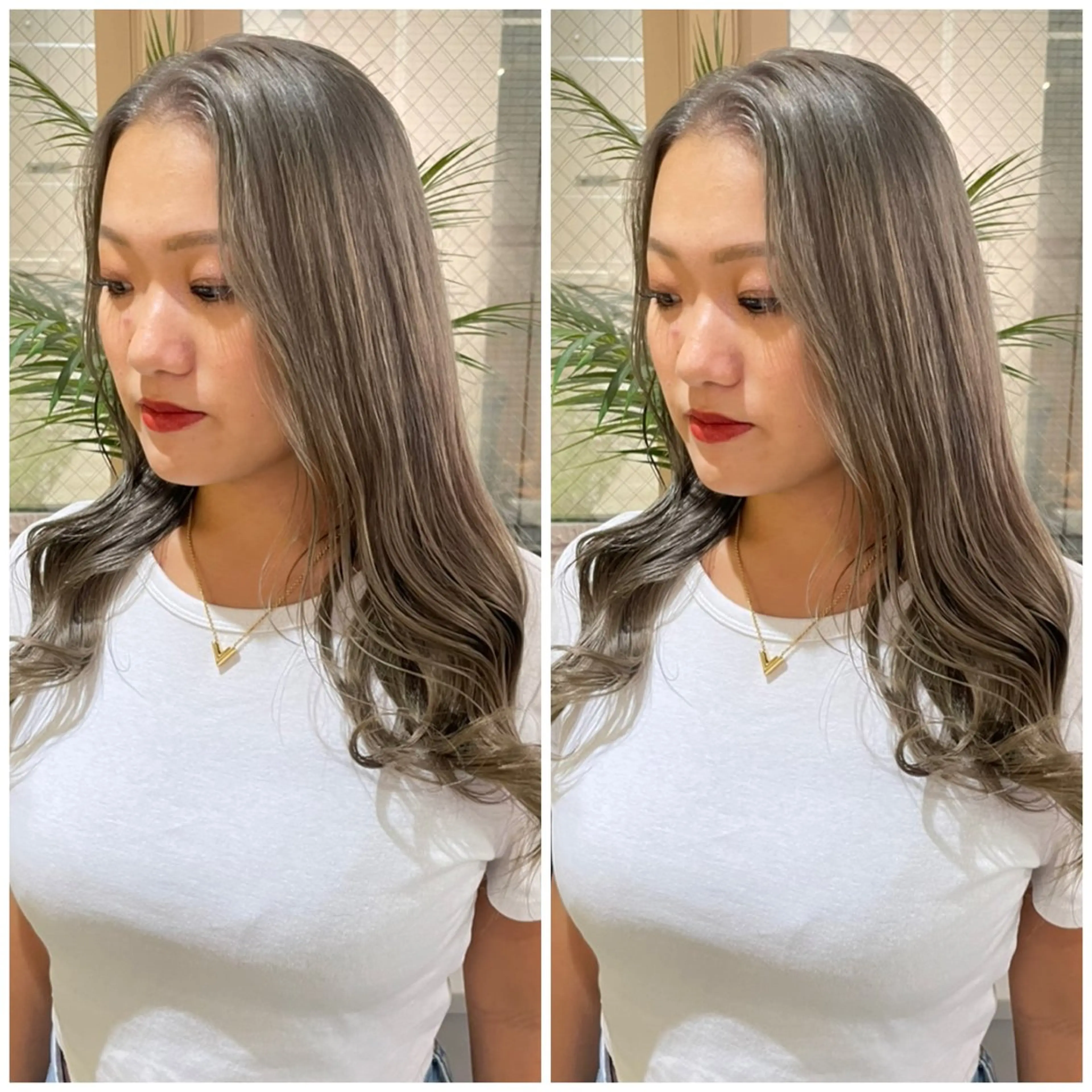 ロング ヘアカラー トリートメント 🦋プルエクステ ARISA🦋のヘアスタイル