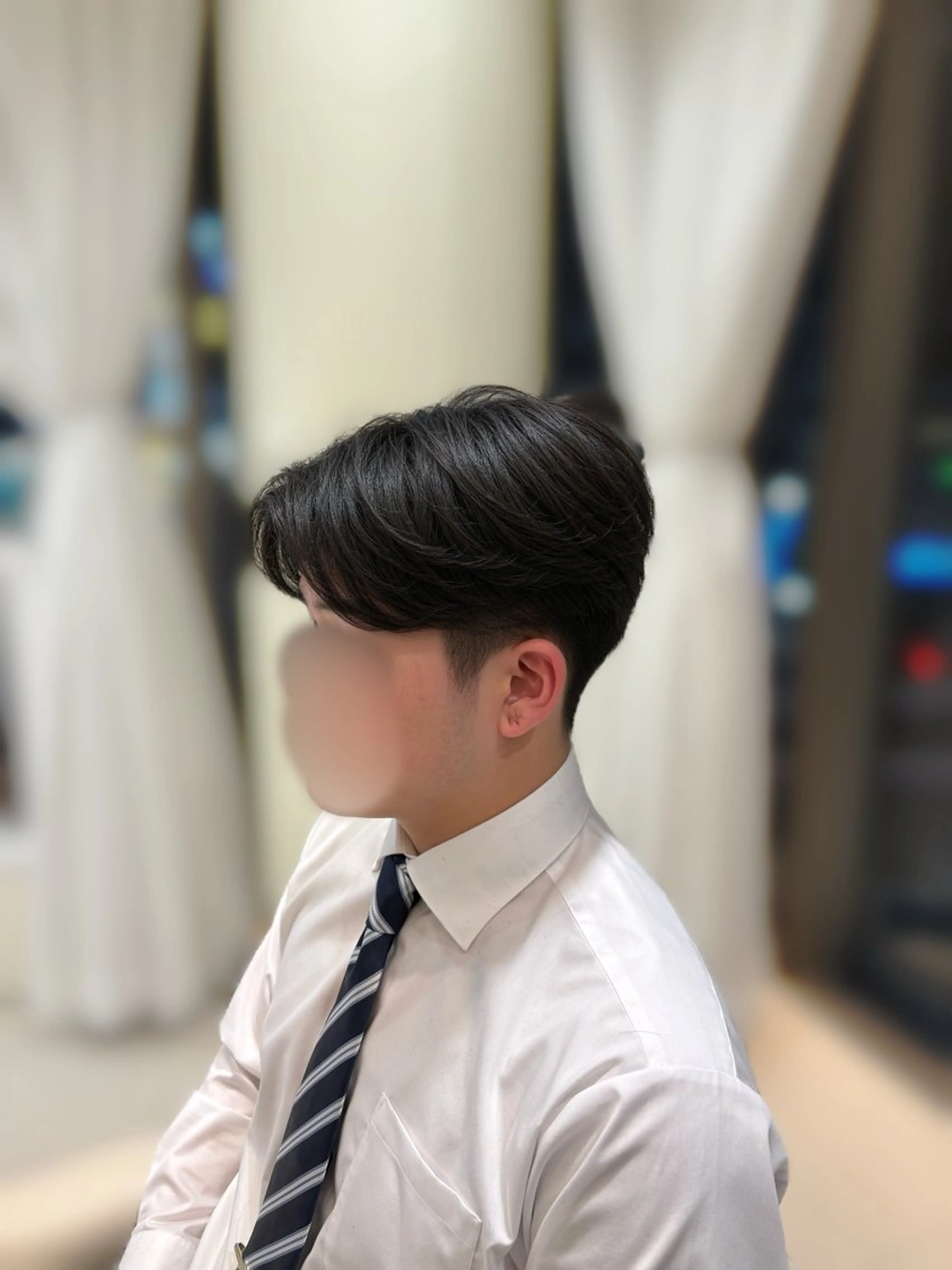 メンズ センターパート カット 縮毛矯正 🔹メンズ縮毛矯正 川島爽楽🔹のヘアスタイル