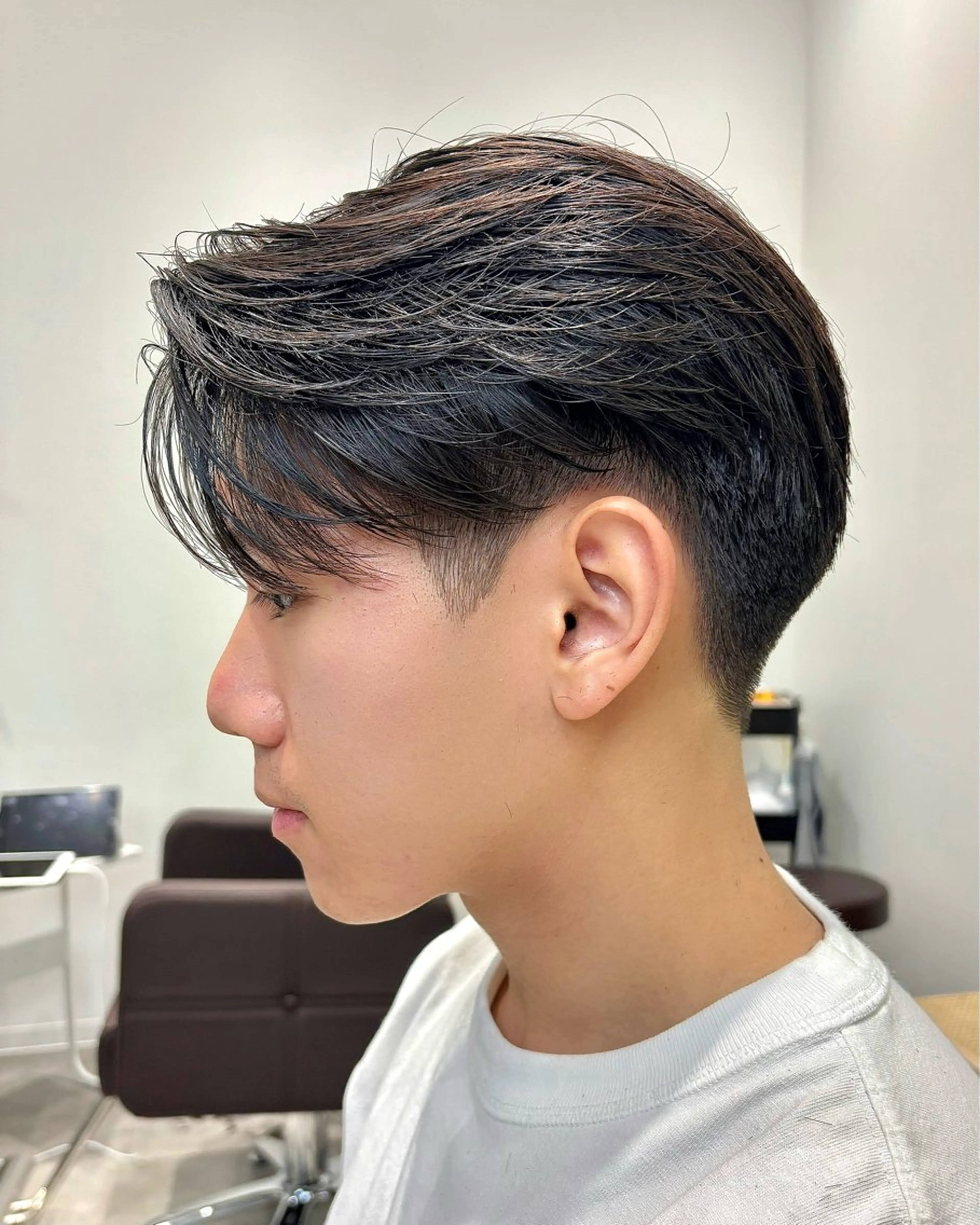 パーマ メンズ カット パーマ kalm所属・横浜/センターパート /takumiのヘアスタイル