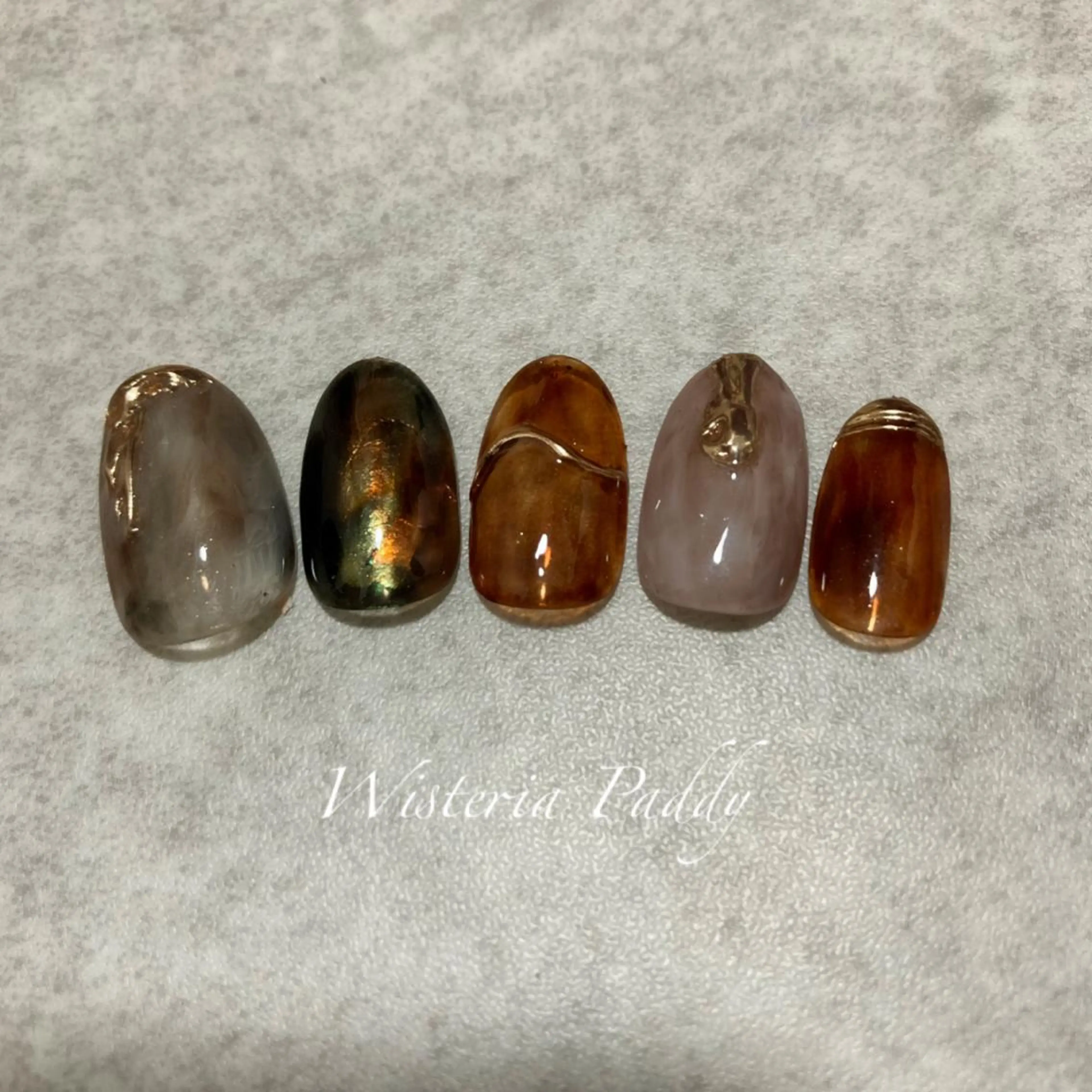 ネイル ニュアンスネイル Wisteria Paddyのネイルデザイン