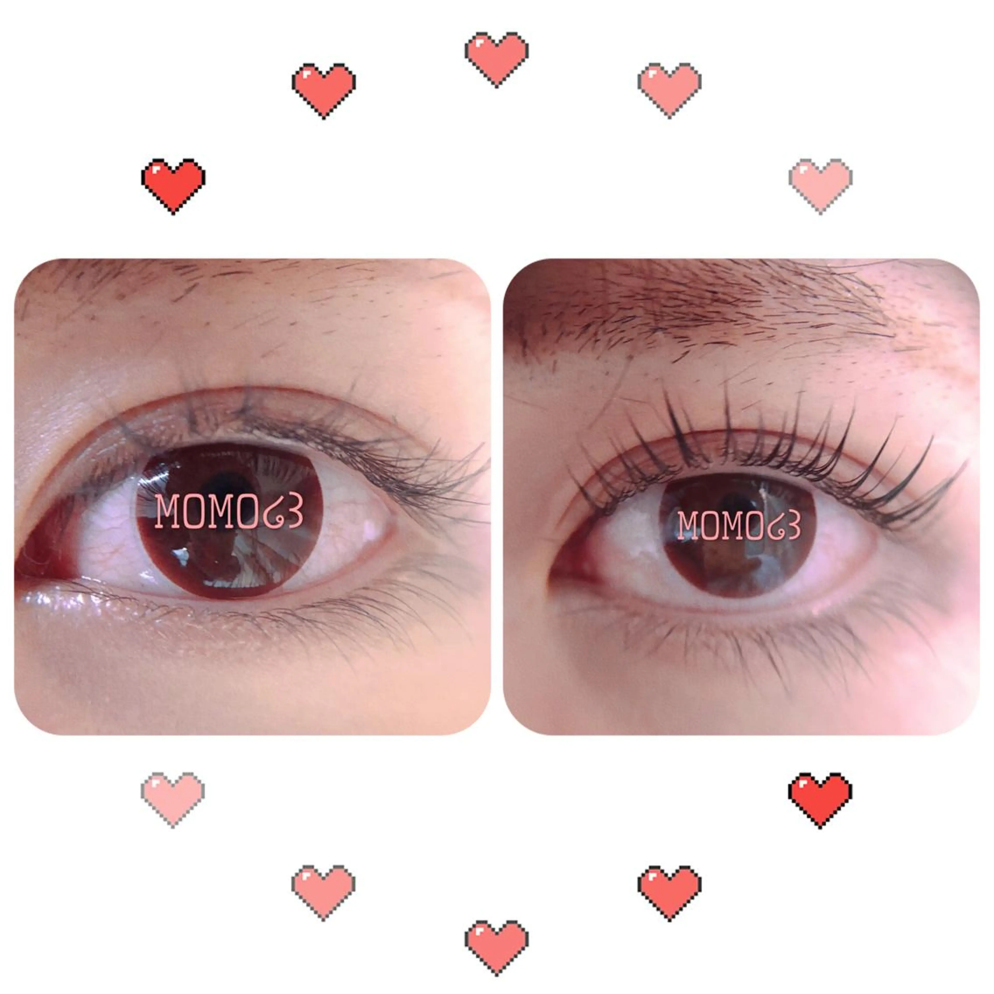 マツエク・マツパ フラットラッシュ ナチュラル パリジェンヌラッシュリフト 下まつげエクステ 一重×まつ毛パーマ モテデザインのプロ モモ🍑のマツエク・マツパデザイン