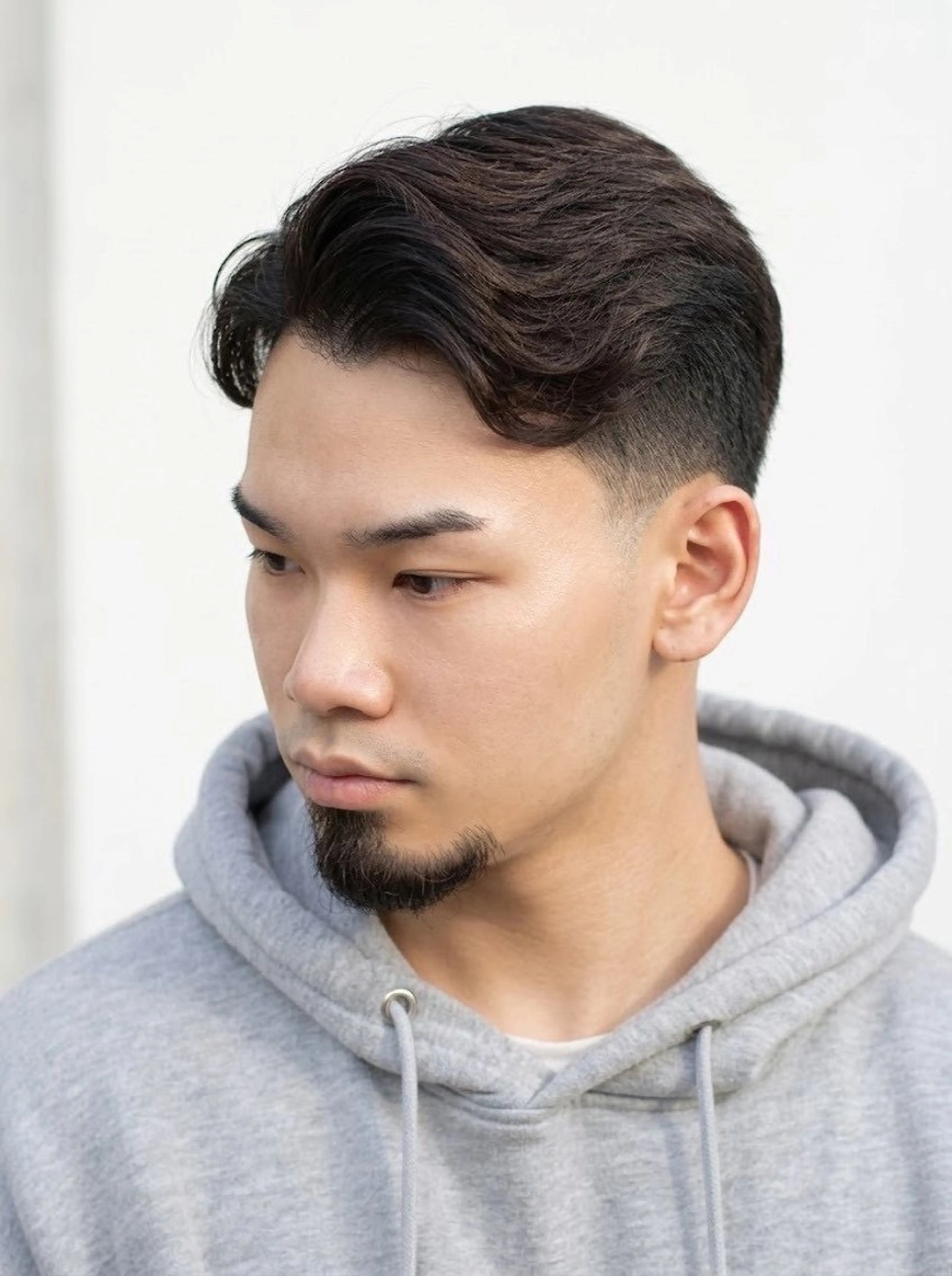 ショート メンズ 深井 龍生のヘアスタイル