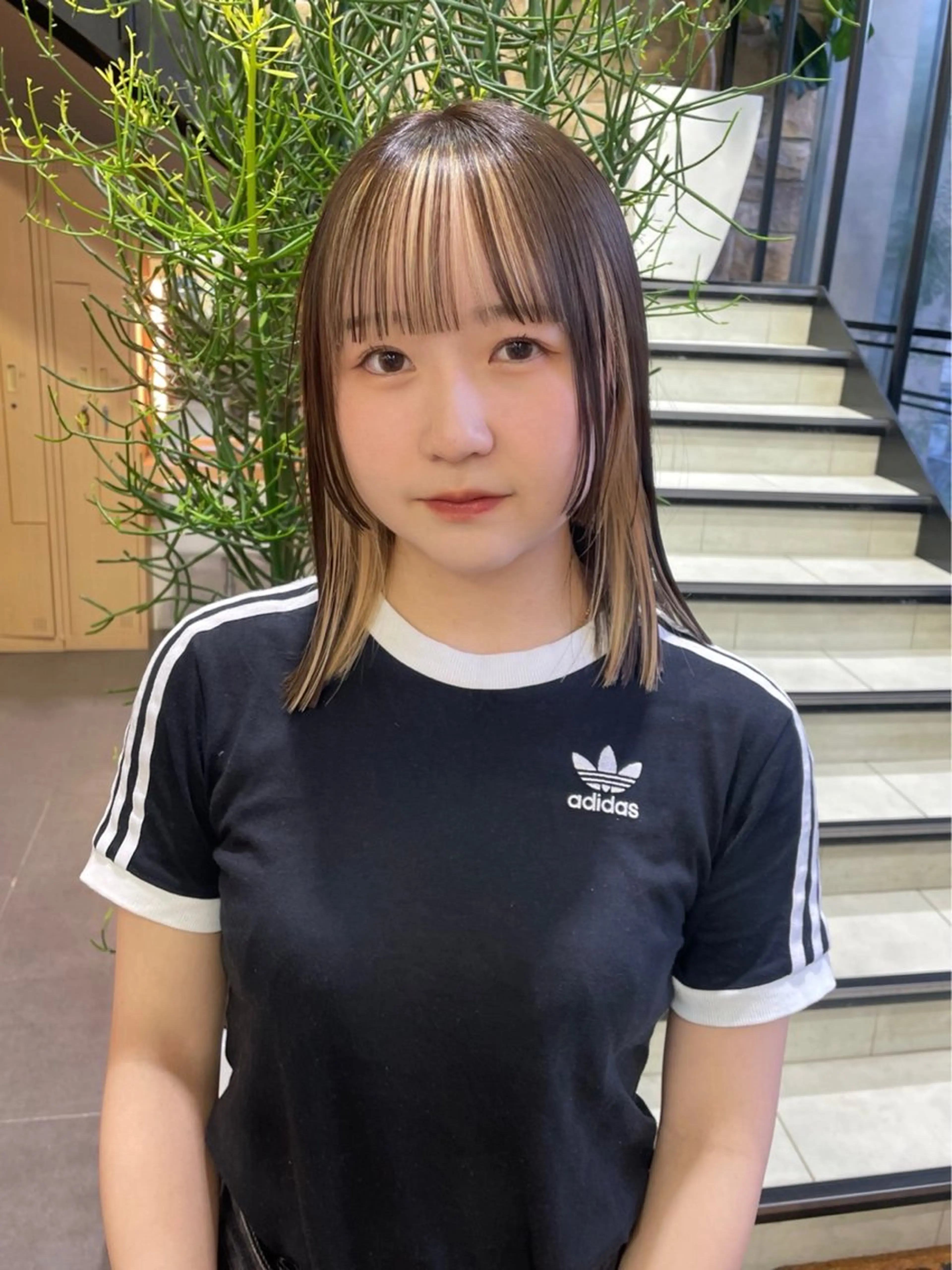 ロング カラー waka❤️✨ レイヤーボブ/エクのヘアスタイル