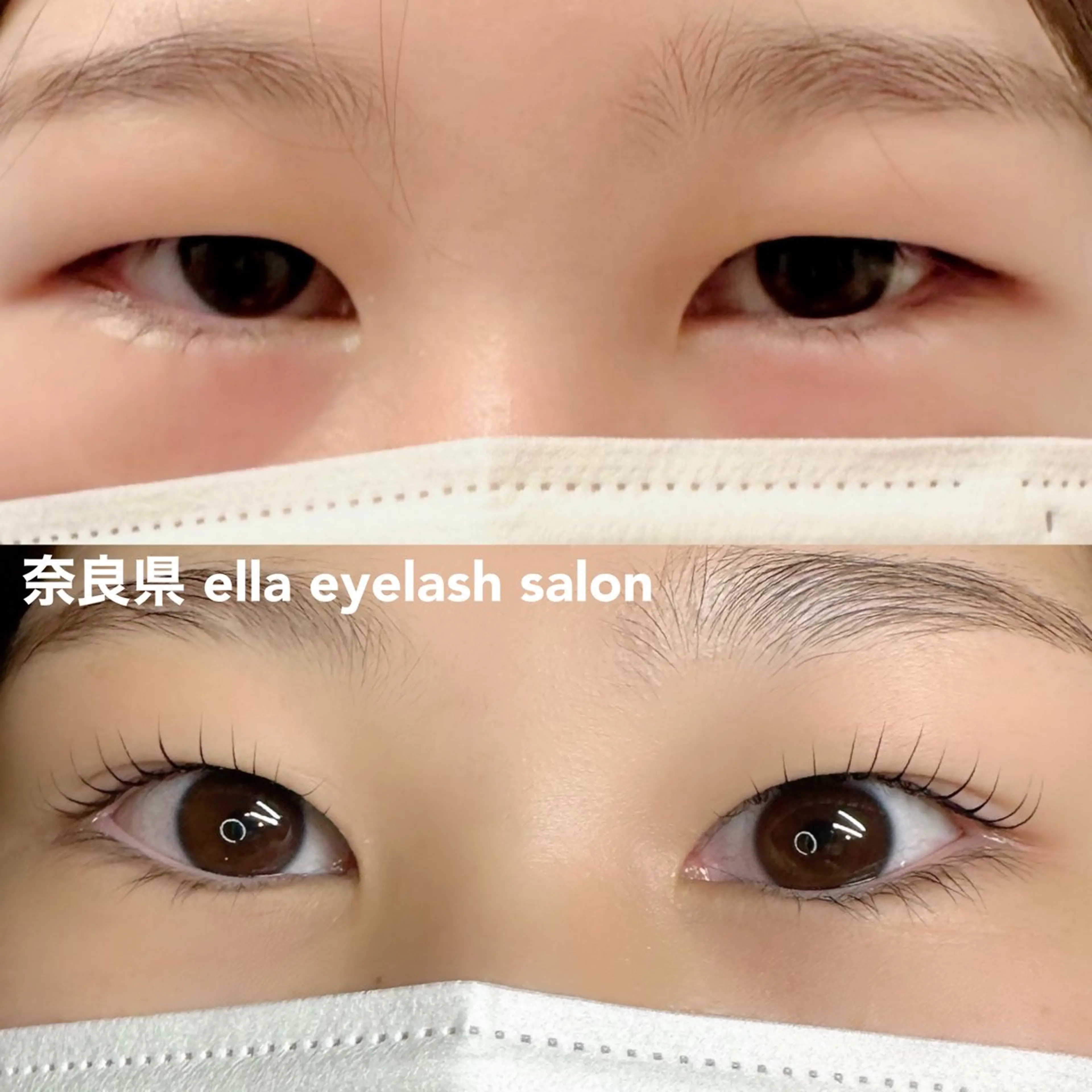 マツエク・マツパ 一重×まつ毛パーマ ella eyelashのマツエク・マツパデザイン
