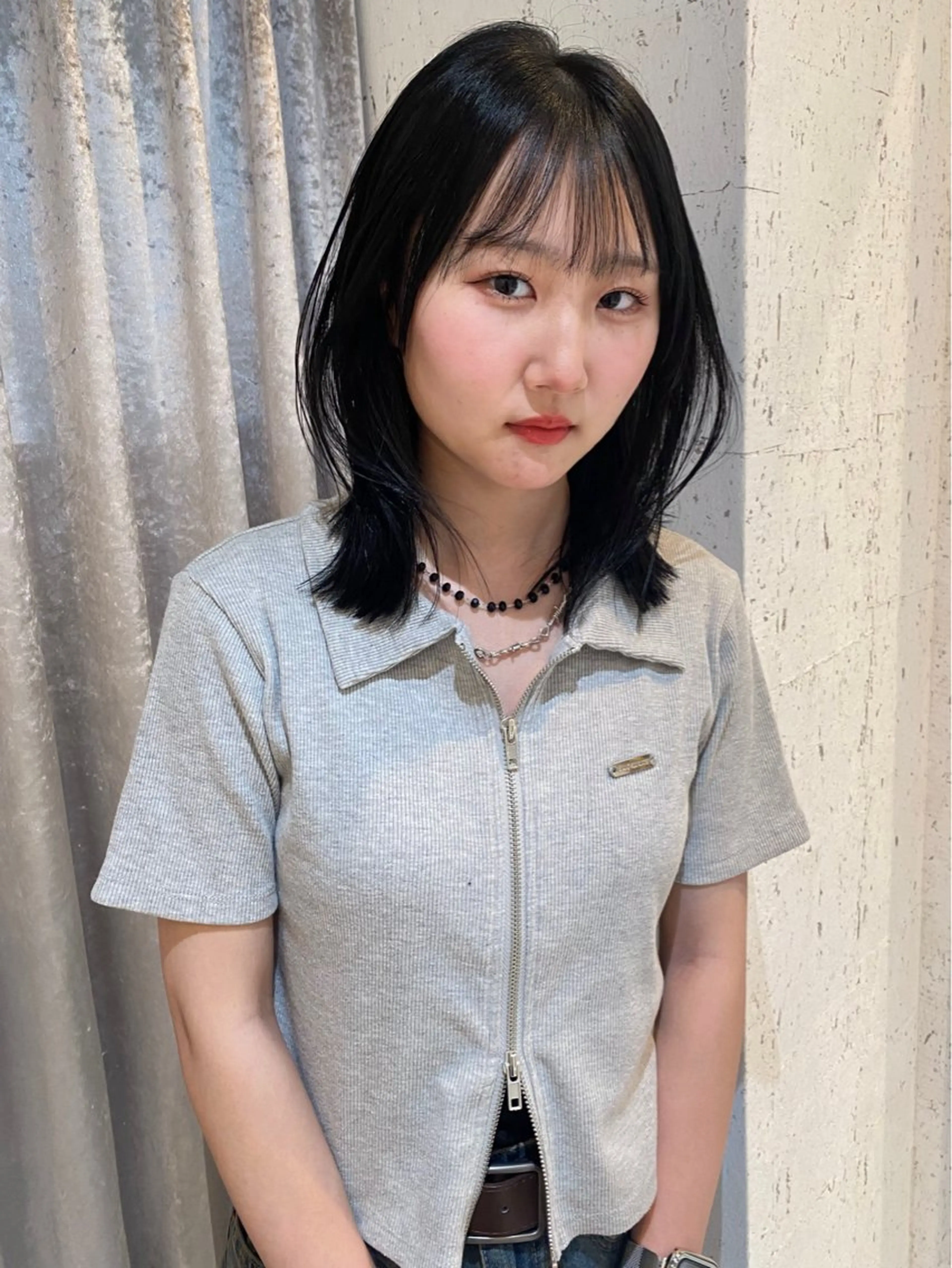 ミディアム カラー カット ヘアカラー トリートメント mai / linoah˚✧のヘアスタイル