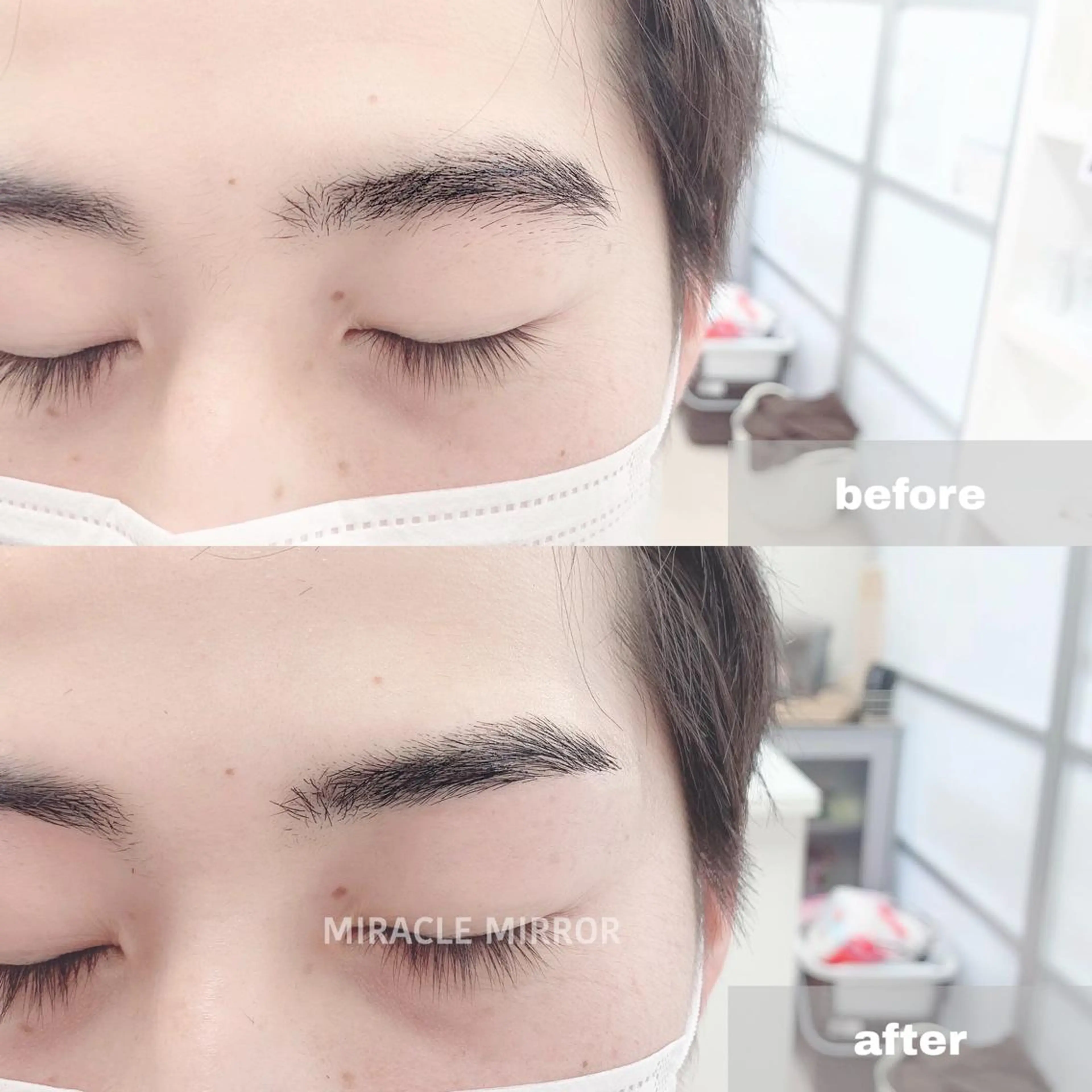 メンズ ネイル マツエク・マツパ ミラクル ミラーのマツエク・マツパデザイン