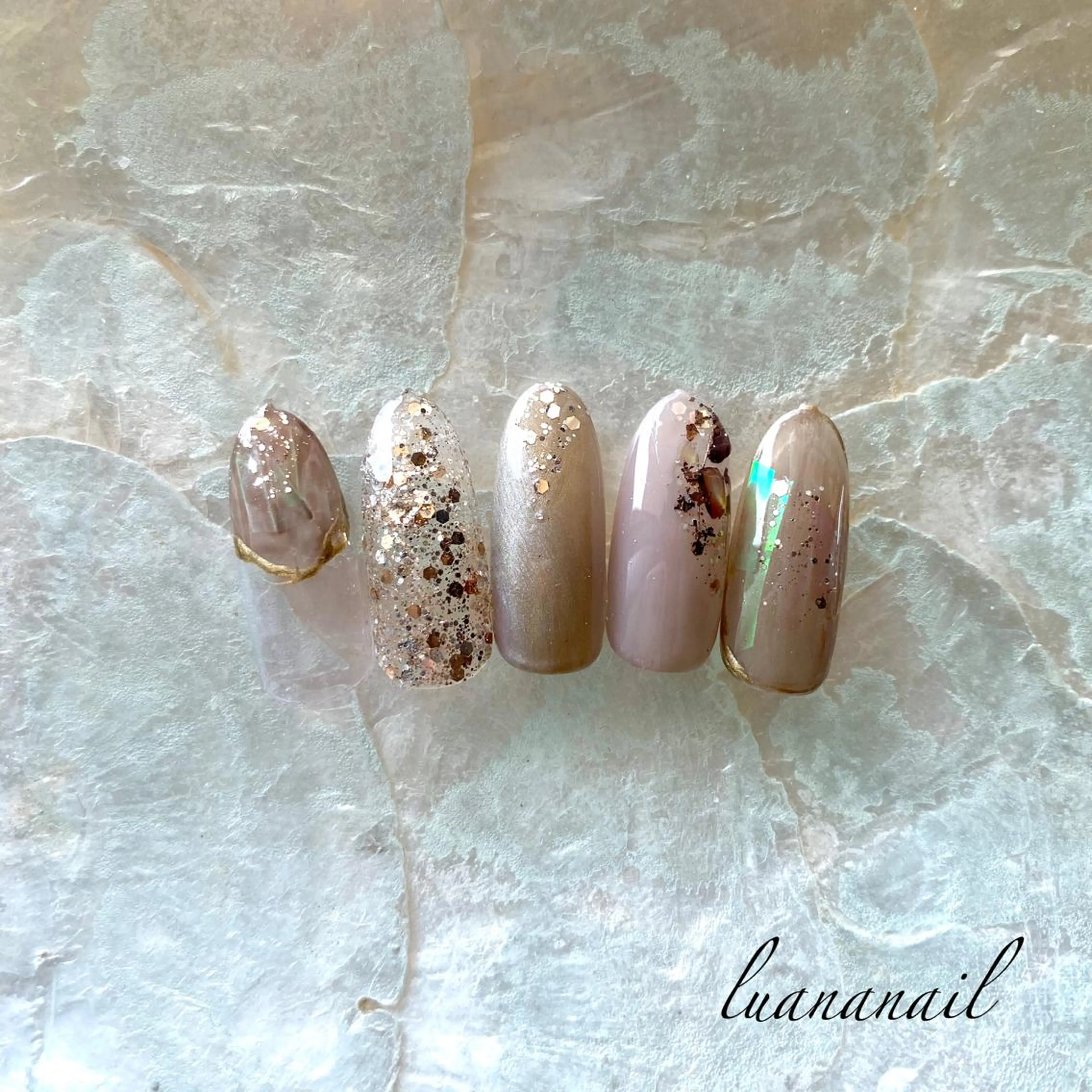 ネイル ニュアンスネイル ハンドネイル luana nailのネイルデザイン