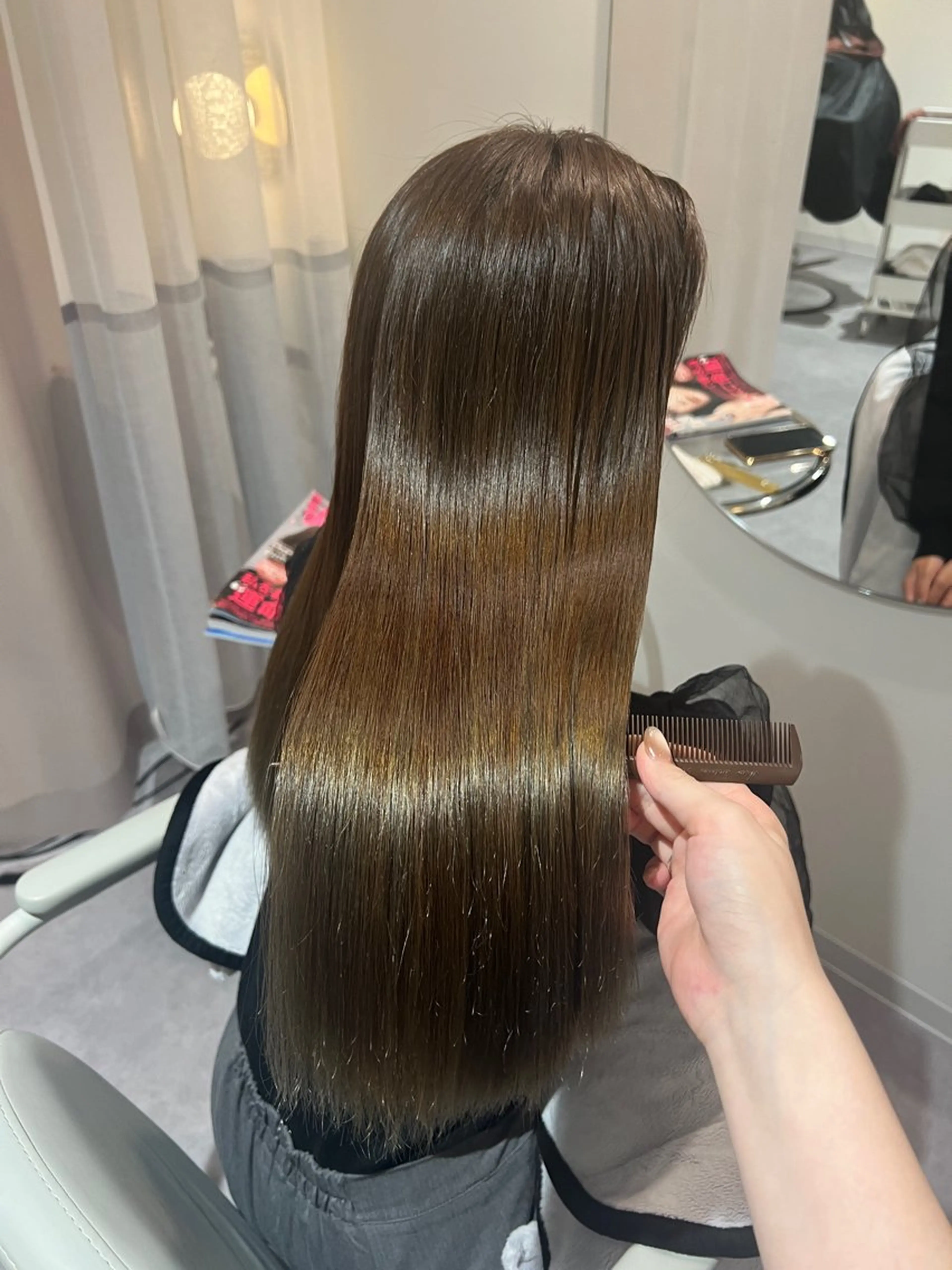 ロング カット 縮毛矯正 トリートメント 美髪✨艶髪✨髪質改善 カラー特化🌙鈴屋和のヘアスタイル