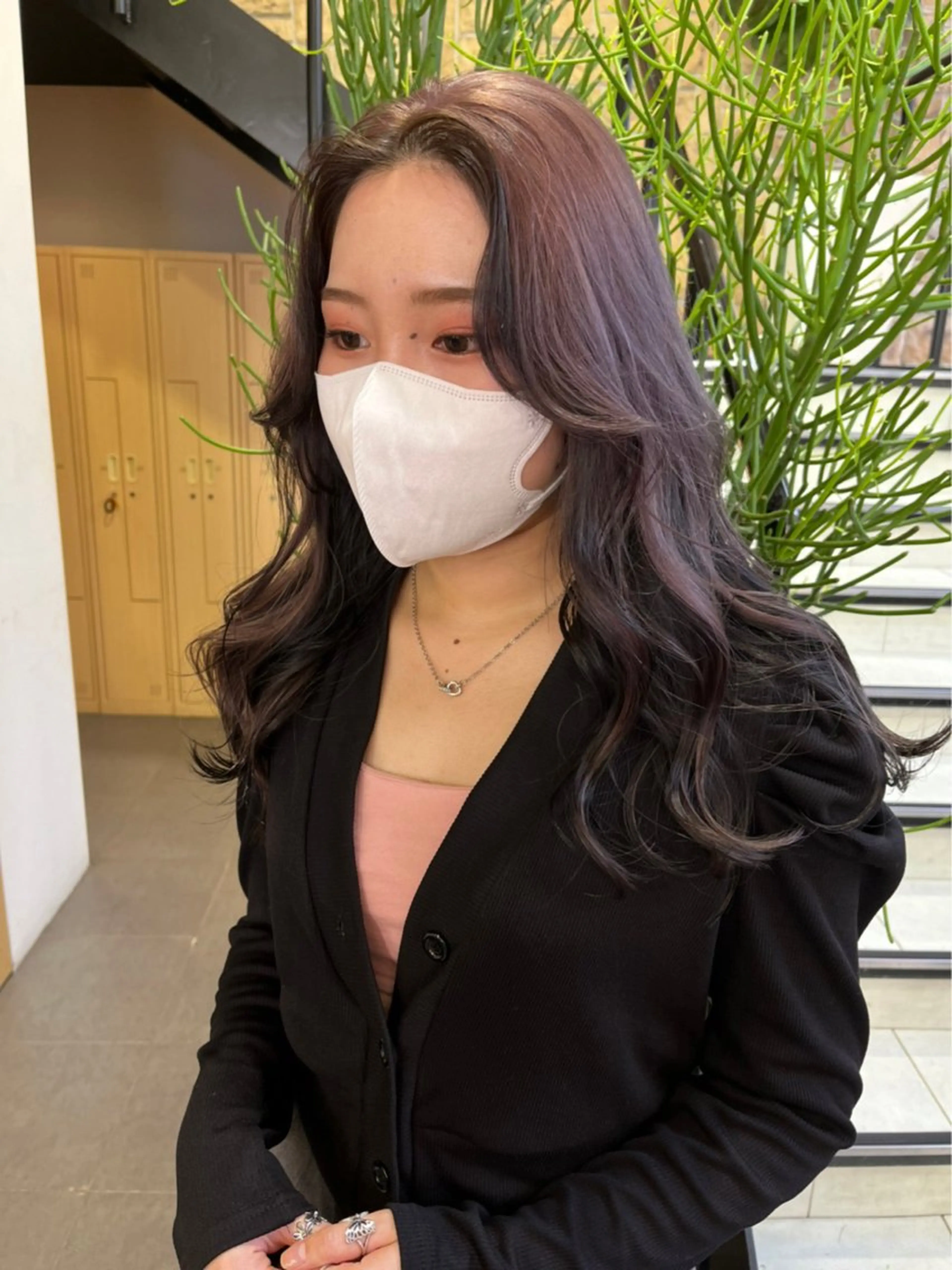 カラー ヘアカラー メンズパーマ/ メッシュ📍ﾕﾘのヘアスタイル