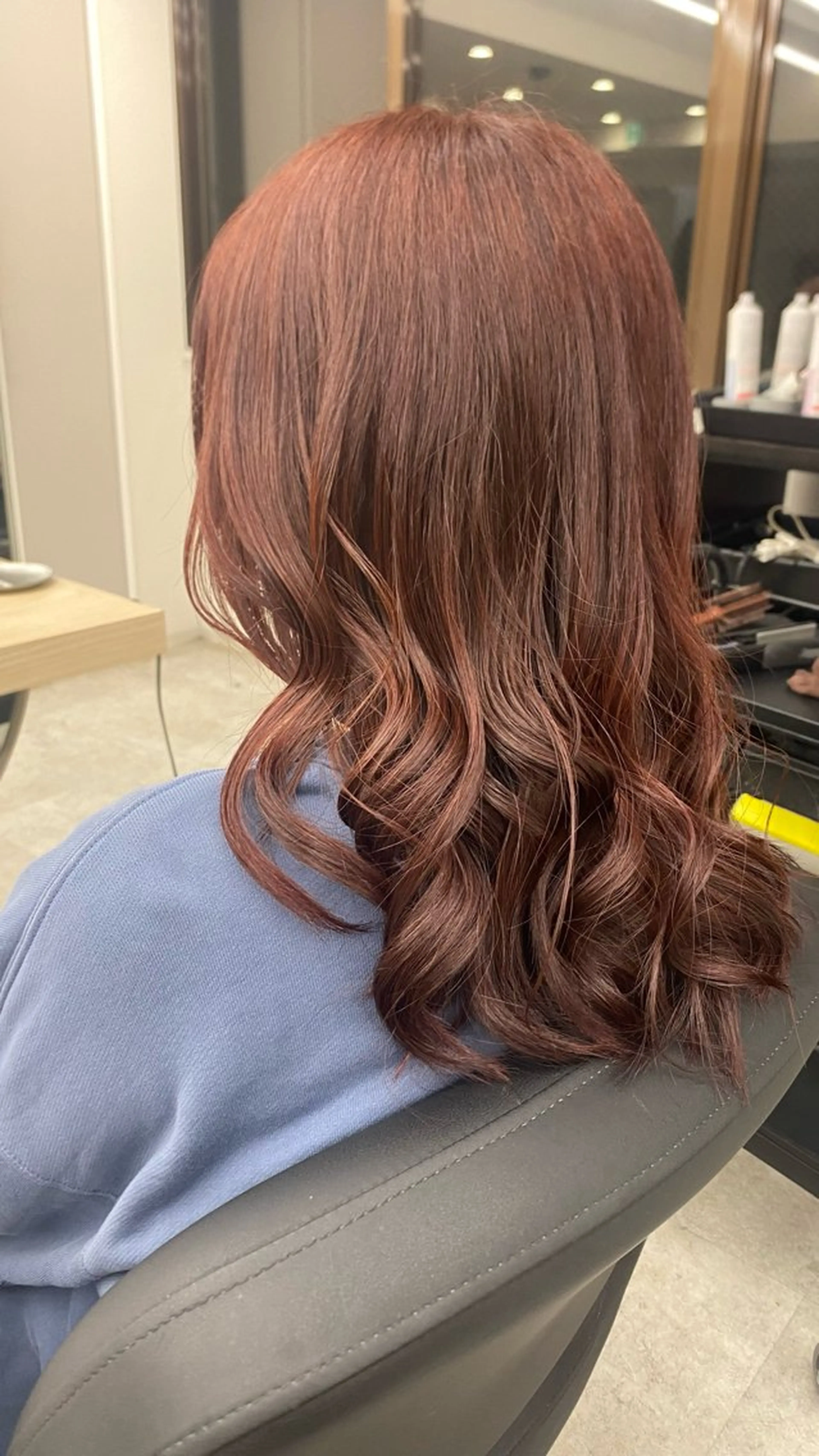 セミロング カラー ブリーチ ダブルカラー ブリーチなしカラー カット ヘアカラー EIGHT札幌 🩷Haruka🩷のヘアスタイル