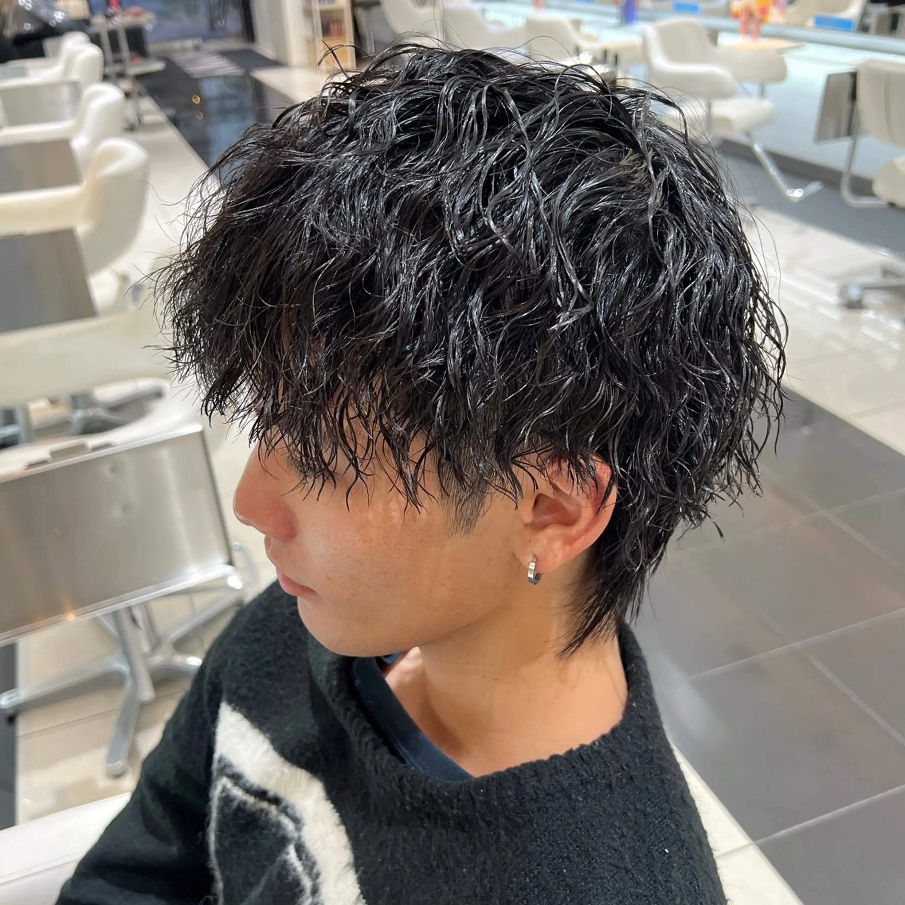 パーマ メンズ メンズパーマ ニュアンスパーマ NYNY姫路本店 メンズパーマ藤川時也のヘアスタイル