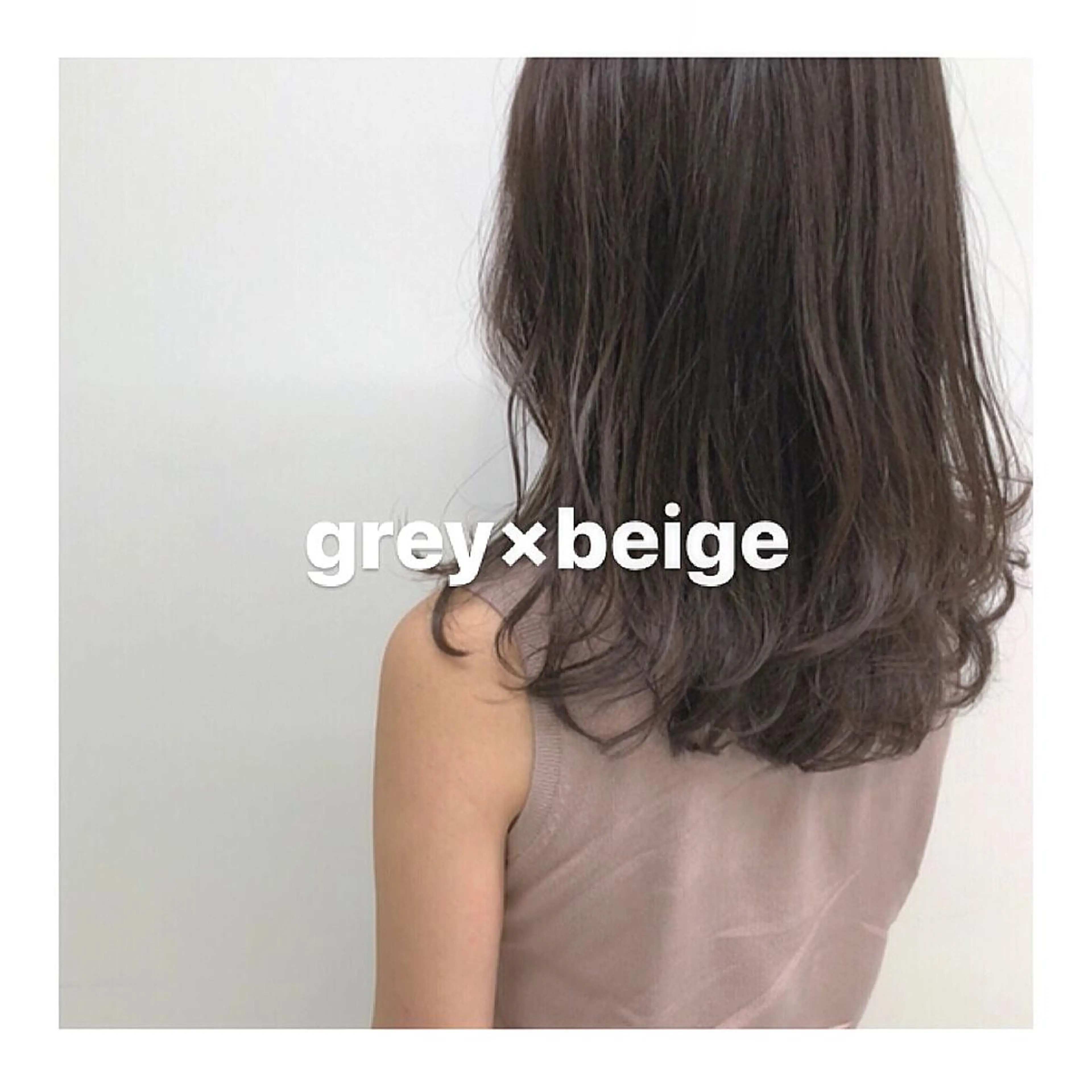 ミディアム カラー グレージュ lar 立川南口所属・レイヤーボブ/ボブ 仲川和人のヘアスタイル