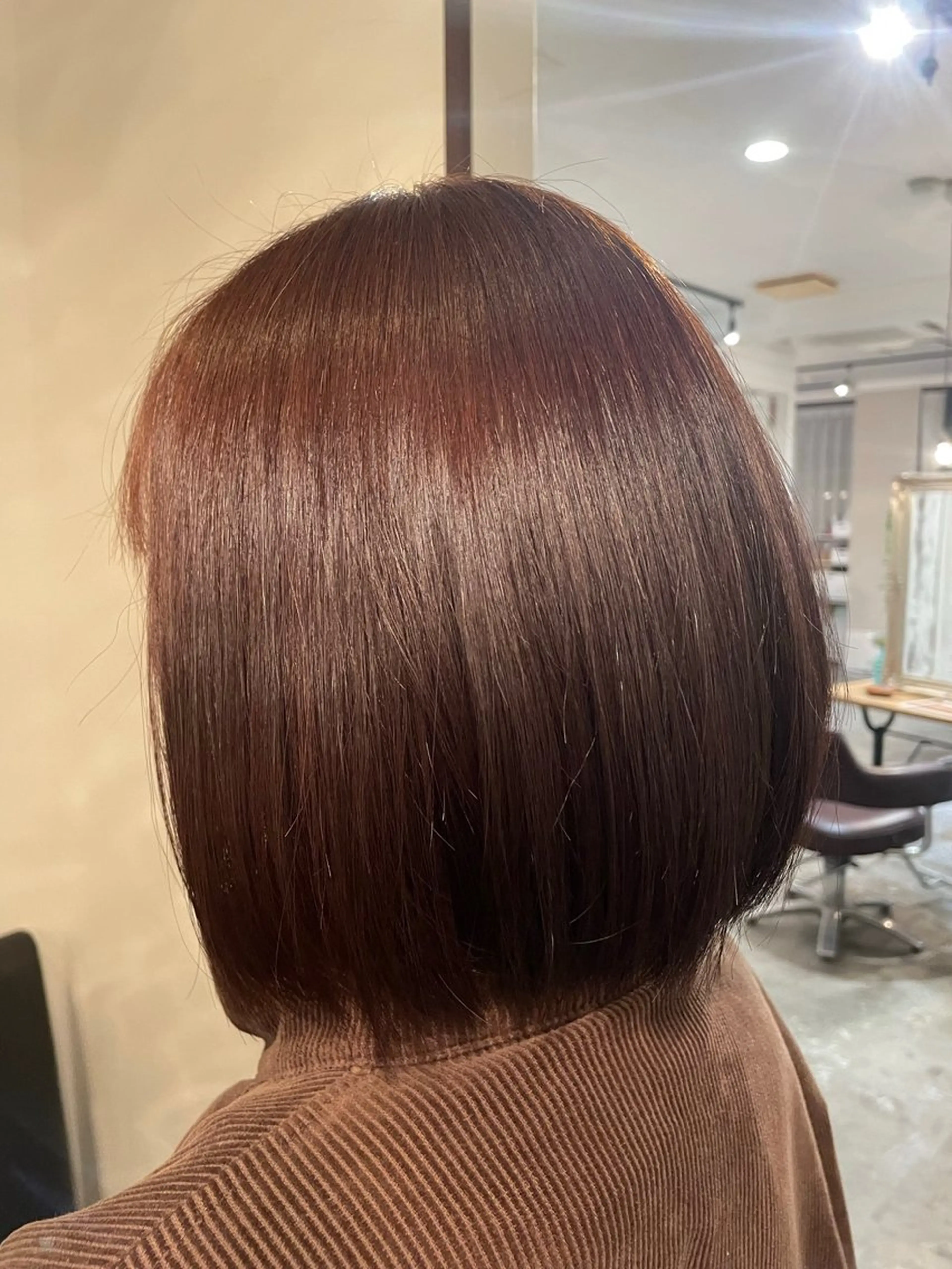 カラー ブラウンカラー 透明感カラー 【透明感カラー】 上村響月のヘアスタイル