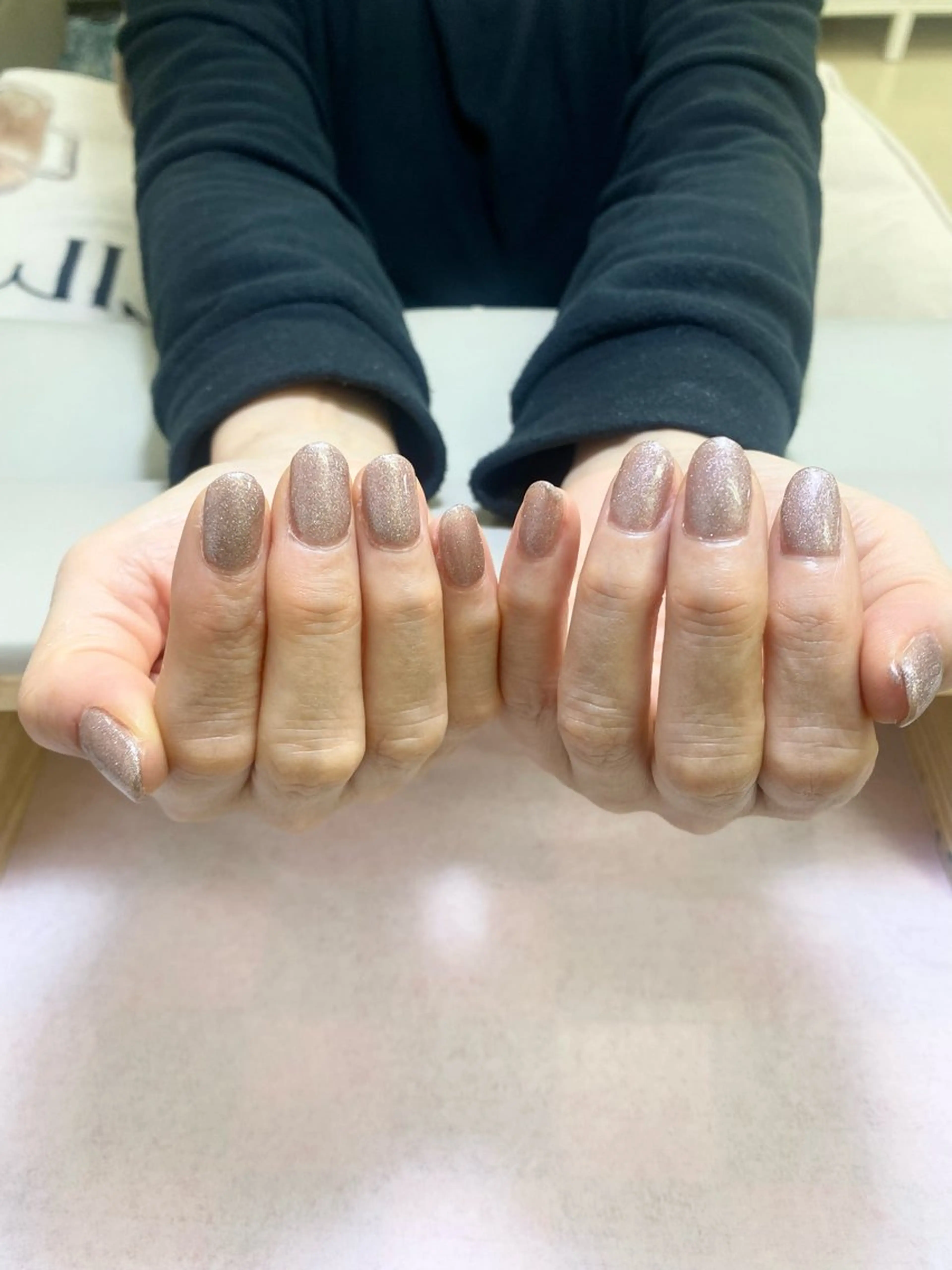 ネイル ラメ(グリッター) ワンカラーネイル ハンドネイル July Nailのネイルデザイン