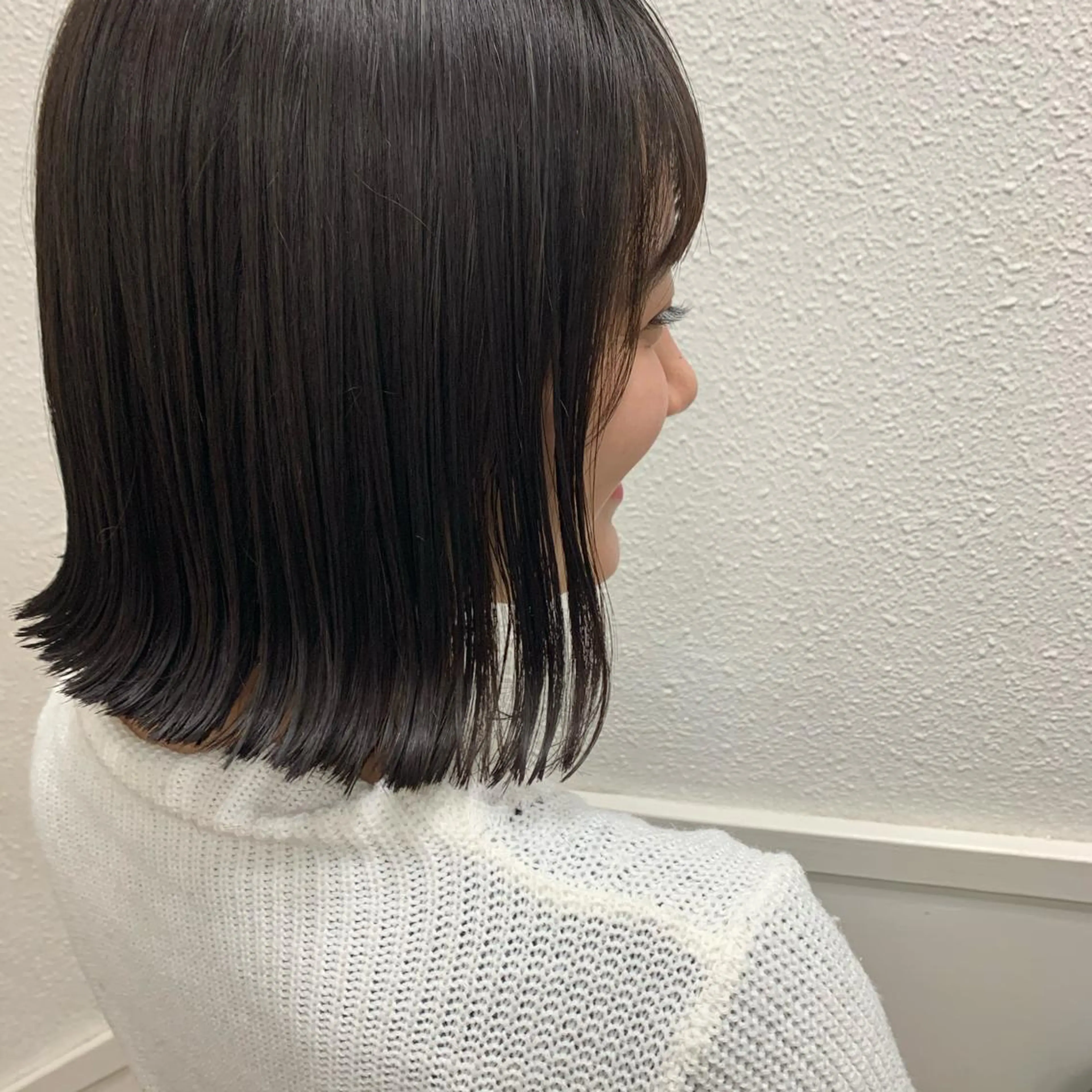 ショート カラー ヘアアレンジ SALOWIN藤沢店所属・サナ🌱 切りっぱなしボブのヘアスタイル