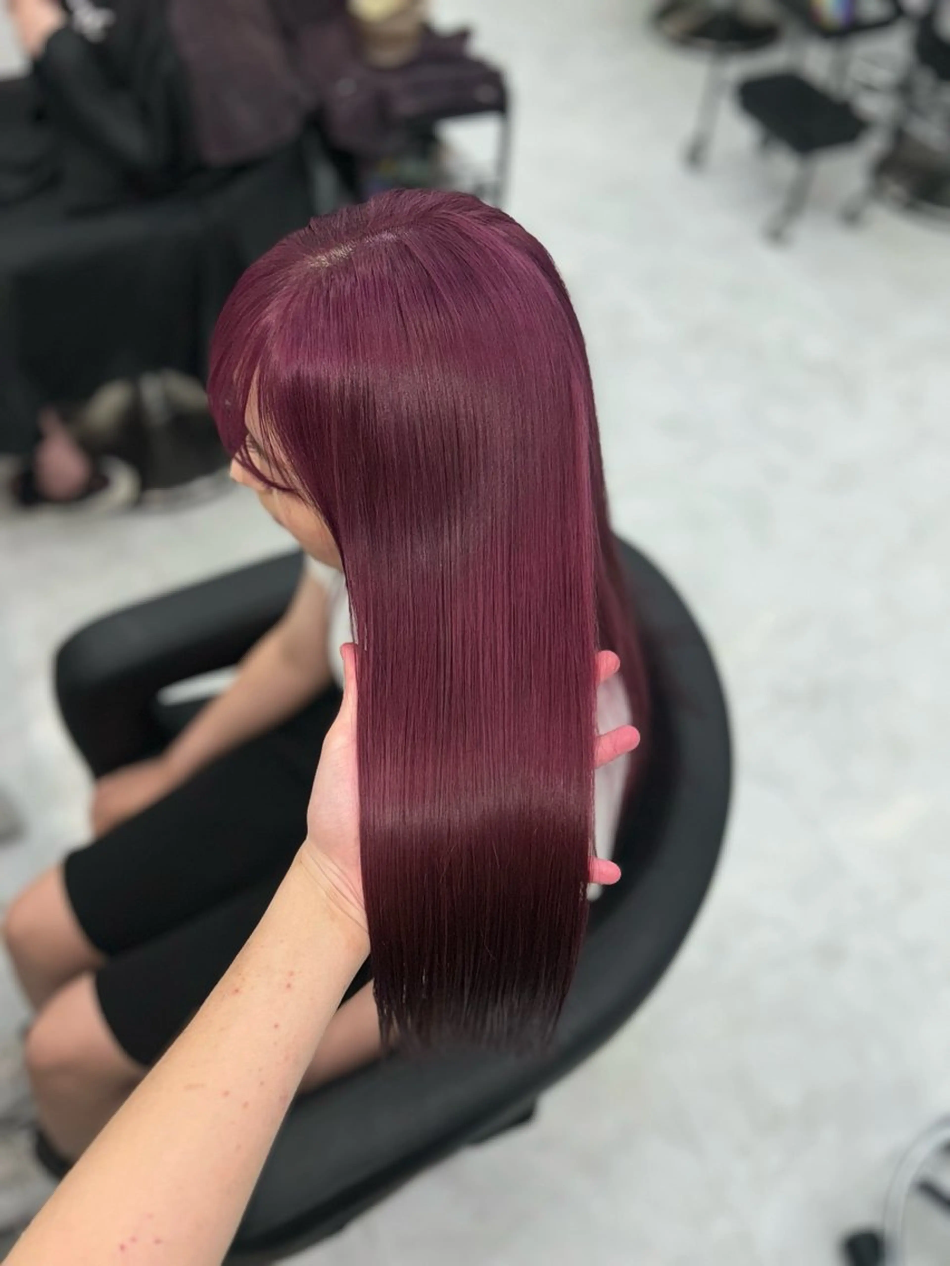 ロング ヘアカラー 🥀艶髪/似合わせ 暖色/まな🥀のヘアスタイル