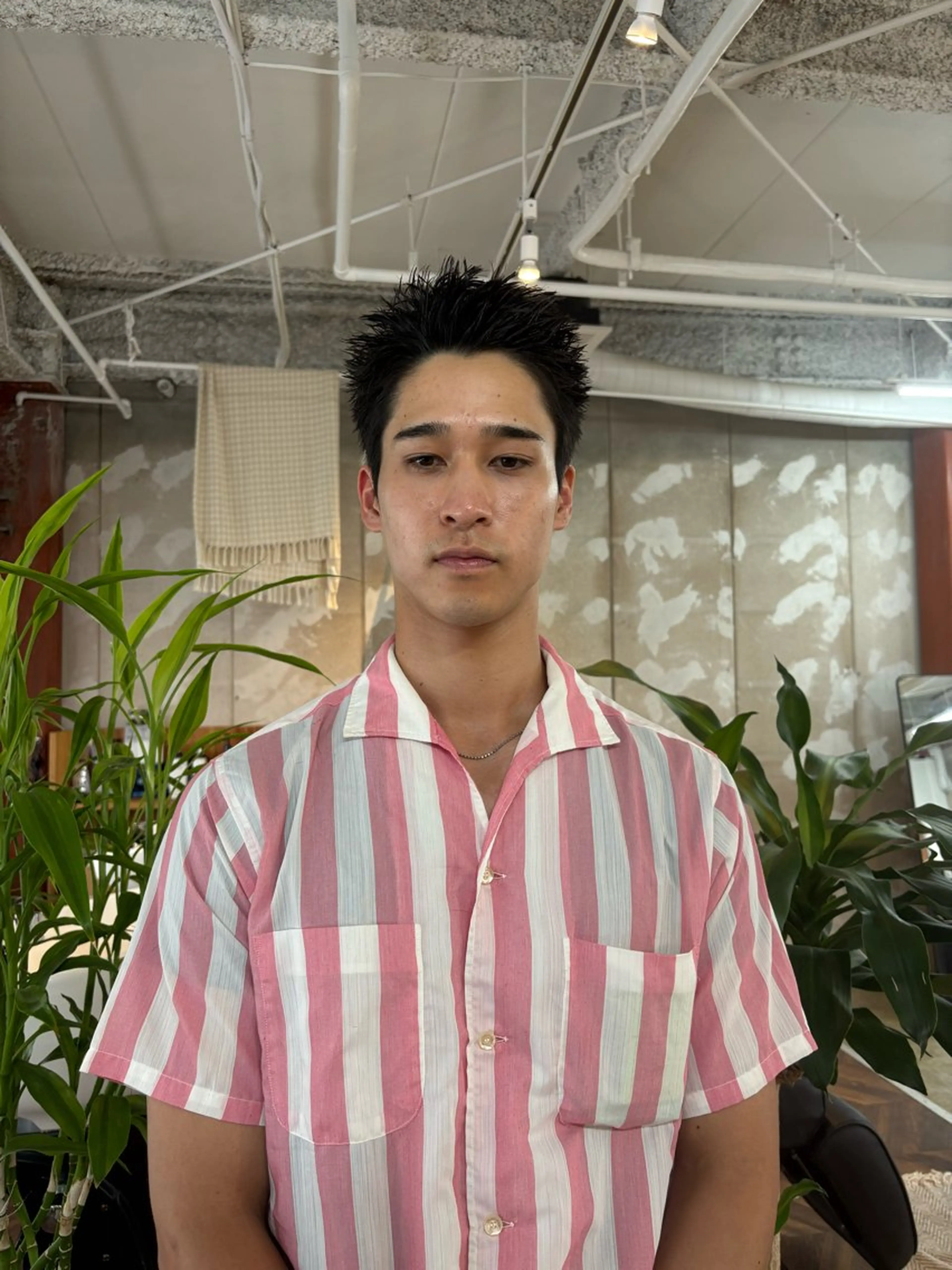 メンズカット＋イージーパーマの写真