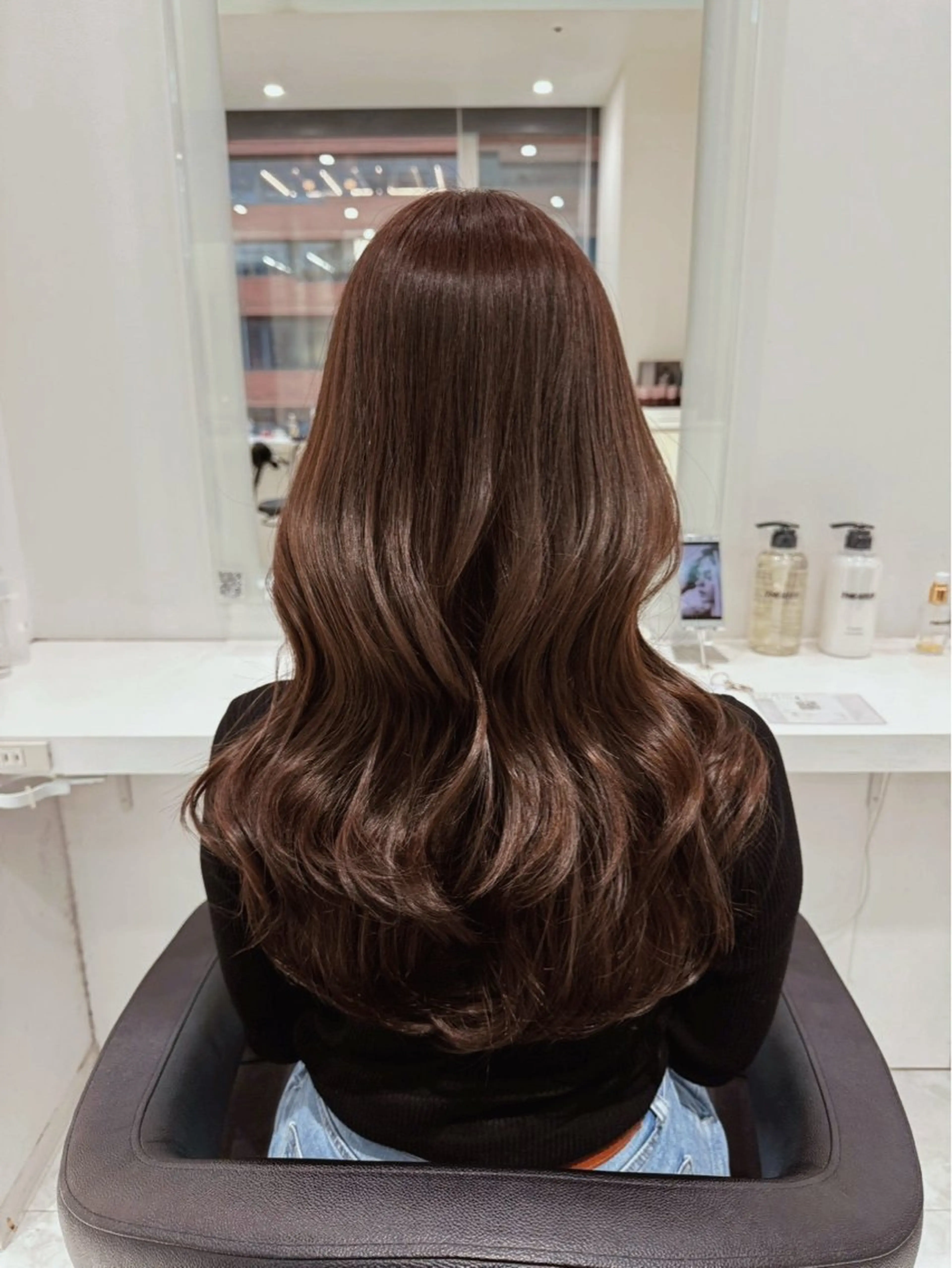 ロング 上品なブラウンカラー 🤎saki🤎のヘアスタイル