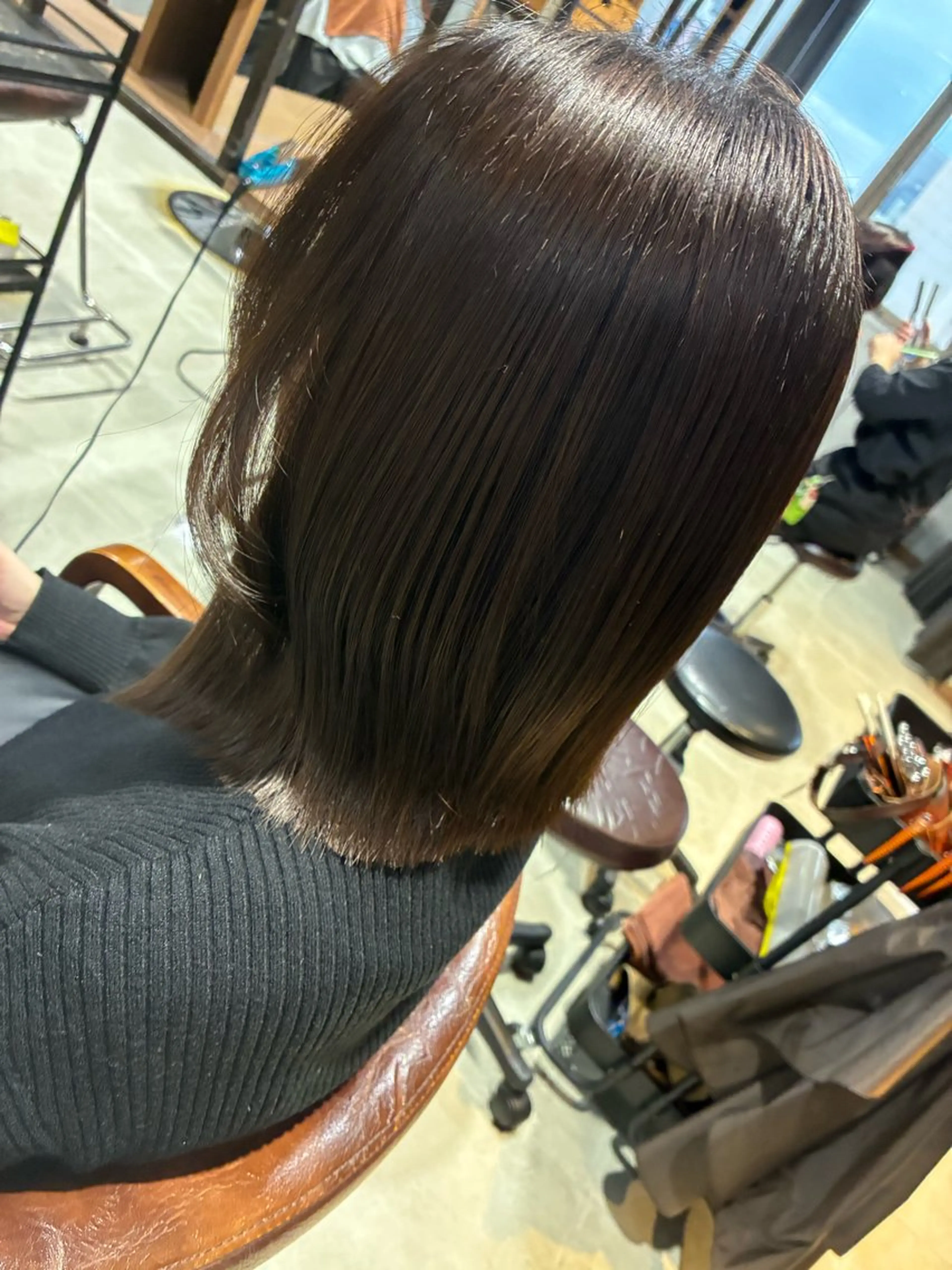 ミディアム nara misakiのヘアスタイル