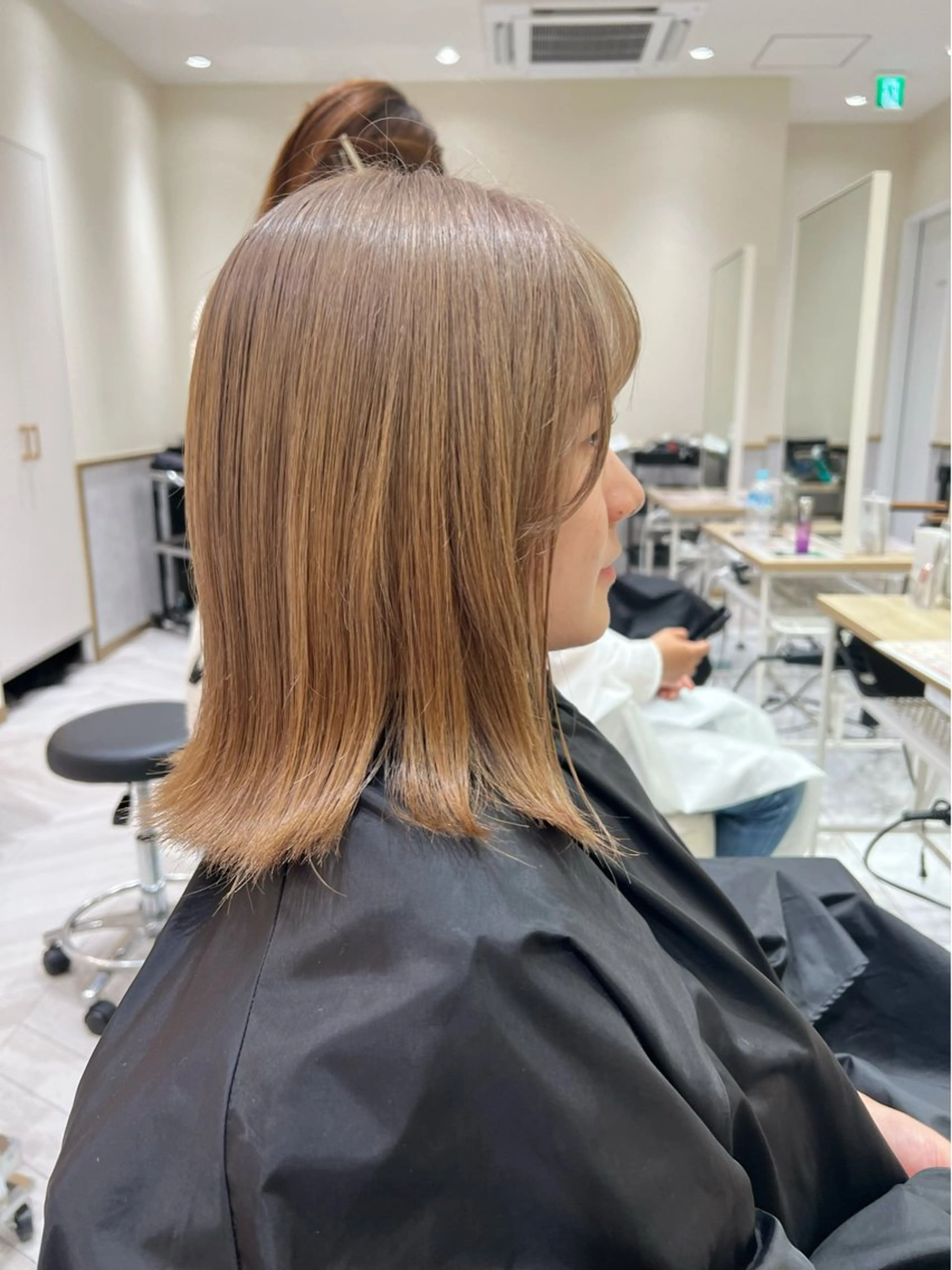 ミディアム ヘアカラー トリートメント レディースパーマ 🧺🪽/SHUNOのヘアスタイル