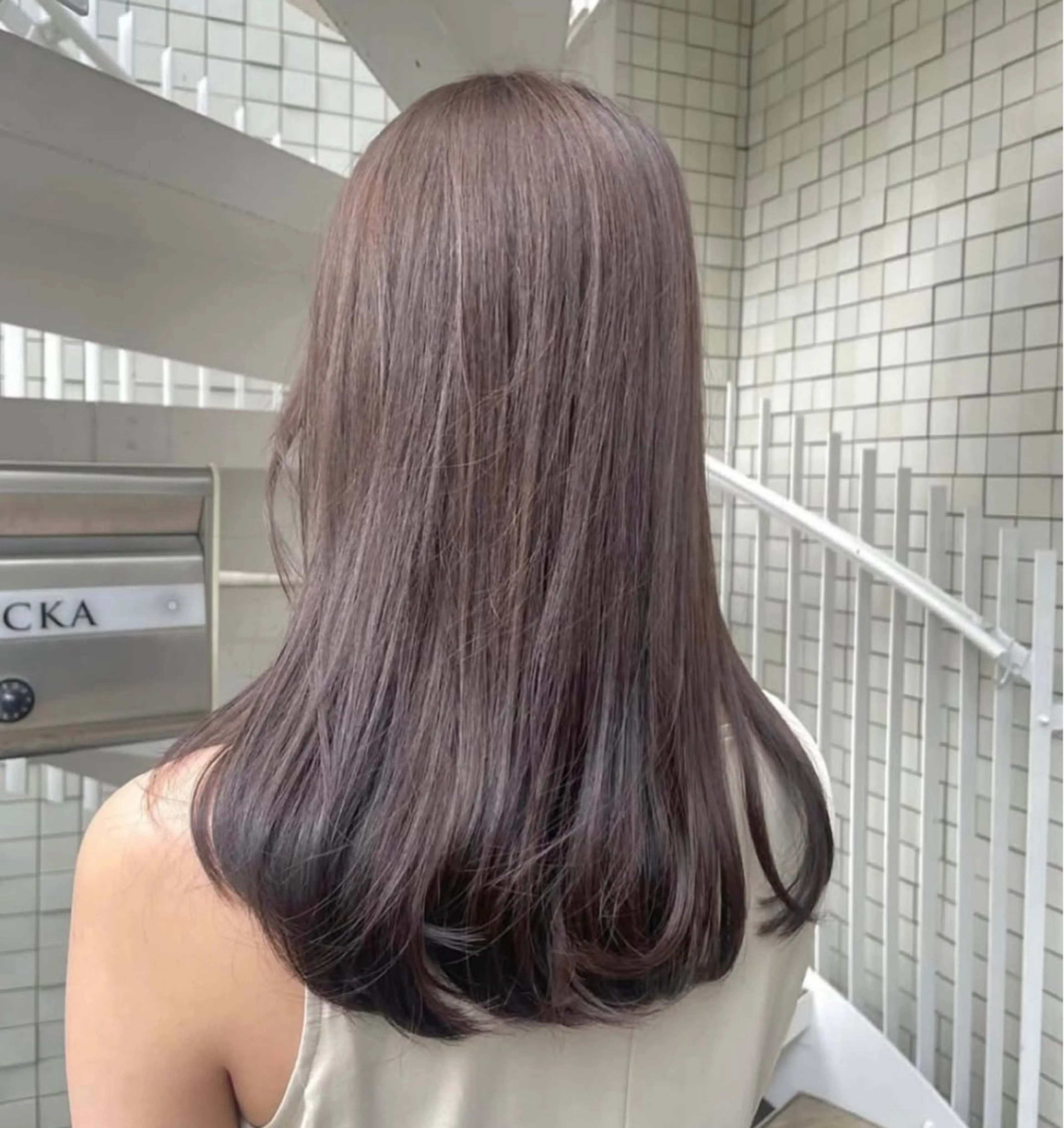 ロング カラー 透明感カラー カット ヘアカラー ショート/似合わせ パーマ/KANOのヘアスタイル