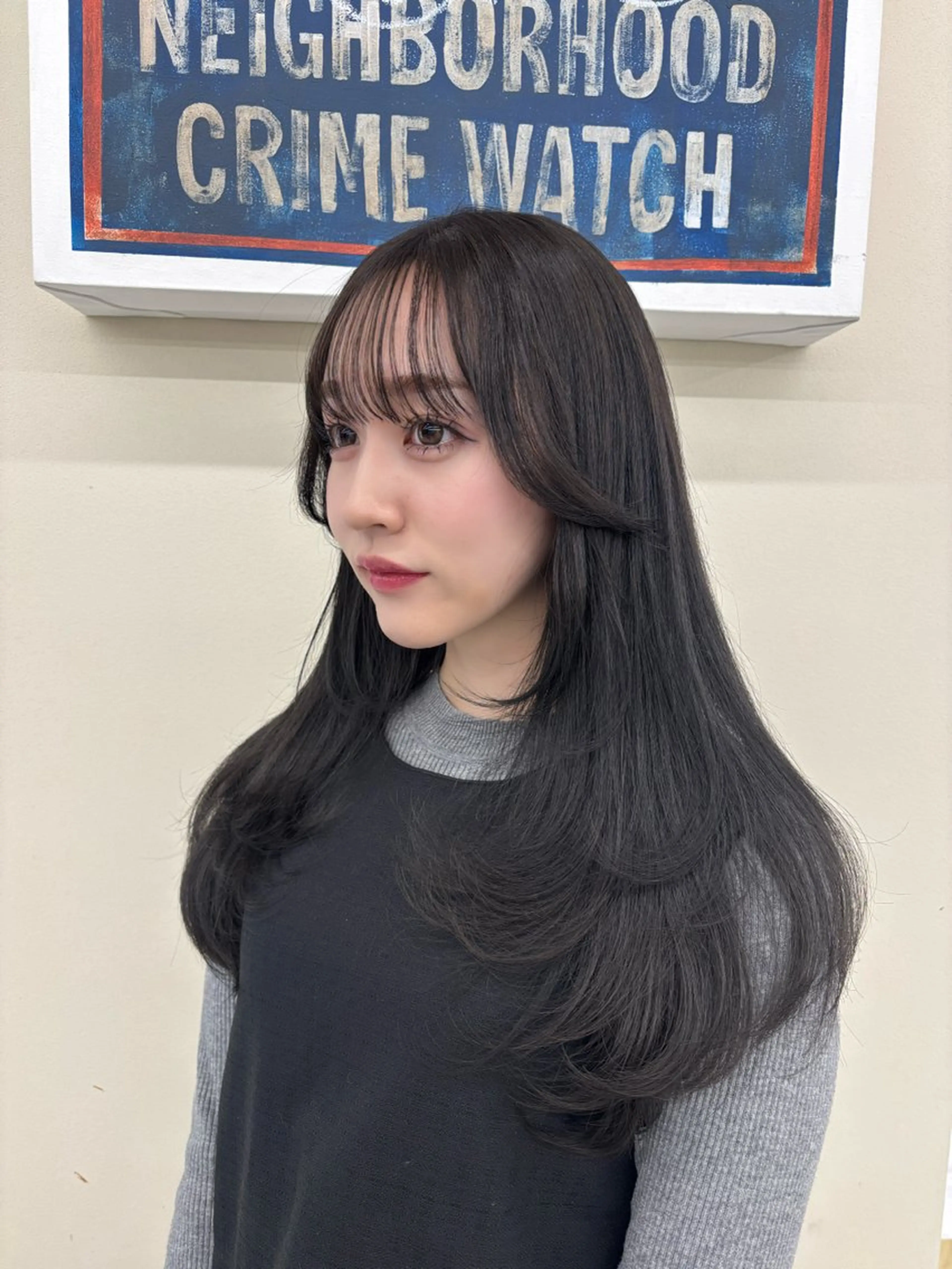 ロング カット ヘアカラー レイヤーカット/髪質 改善/momo🎀のヘアスタイル