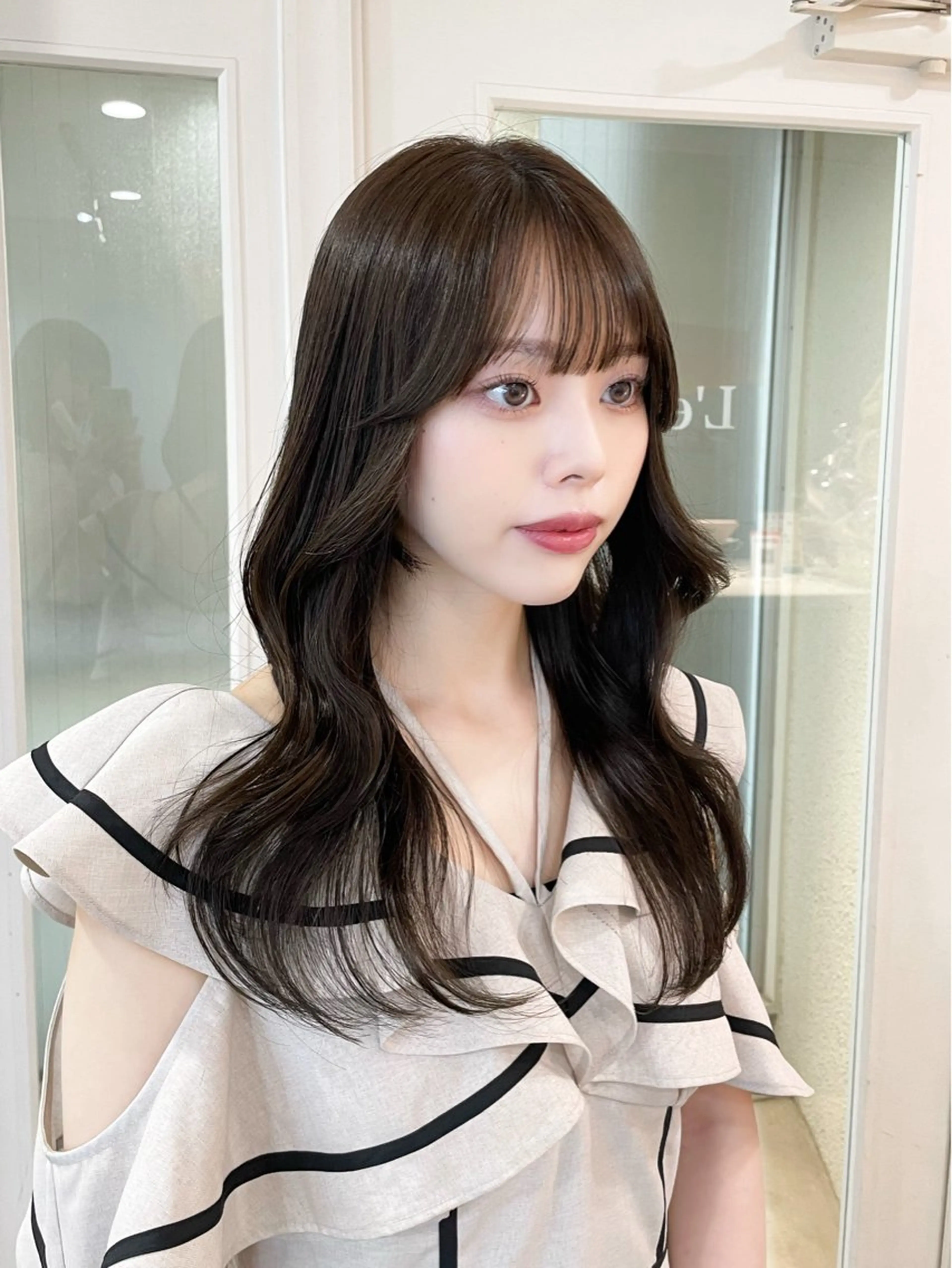 セミロング レイヤーカット 🍑韓国girly Saaya🍑🪄のヘアスタイル