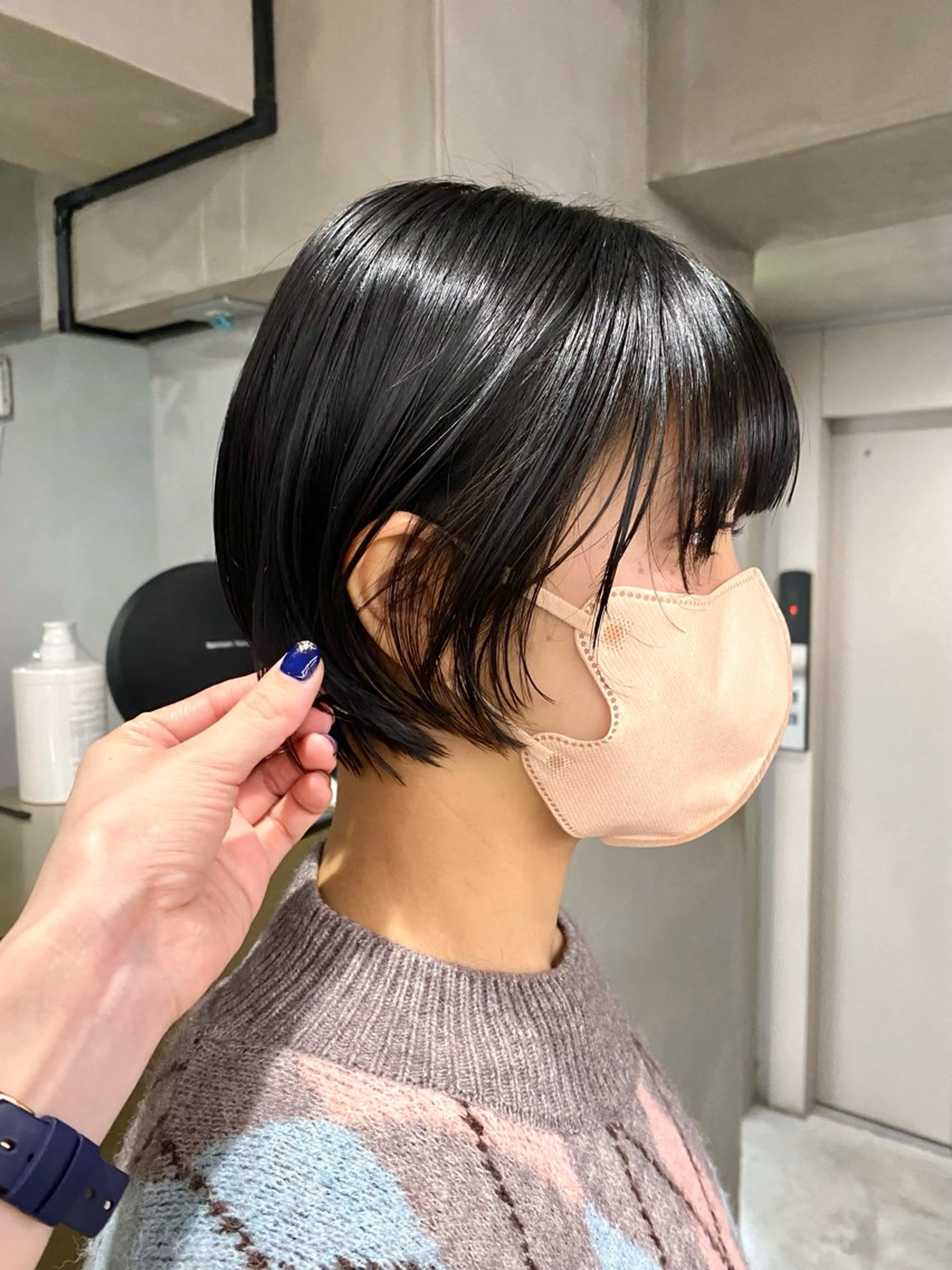 ショート カラー ブリーチ ハイトーンカラー ショートヘア Kaho/大阪心斎橋 ボブ/レイヤー/艶髪のヘアスタイル