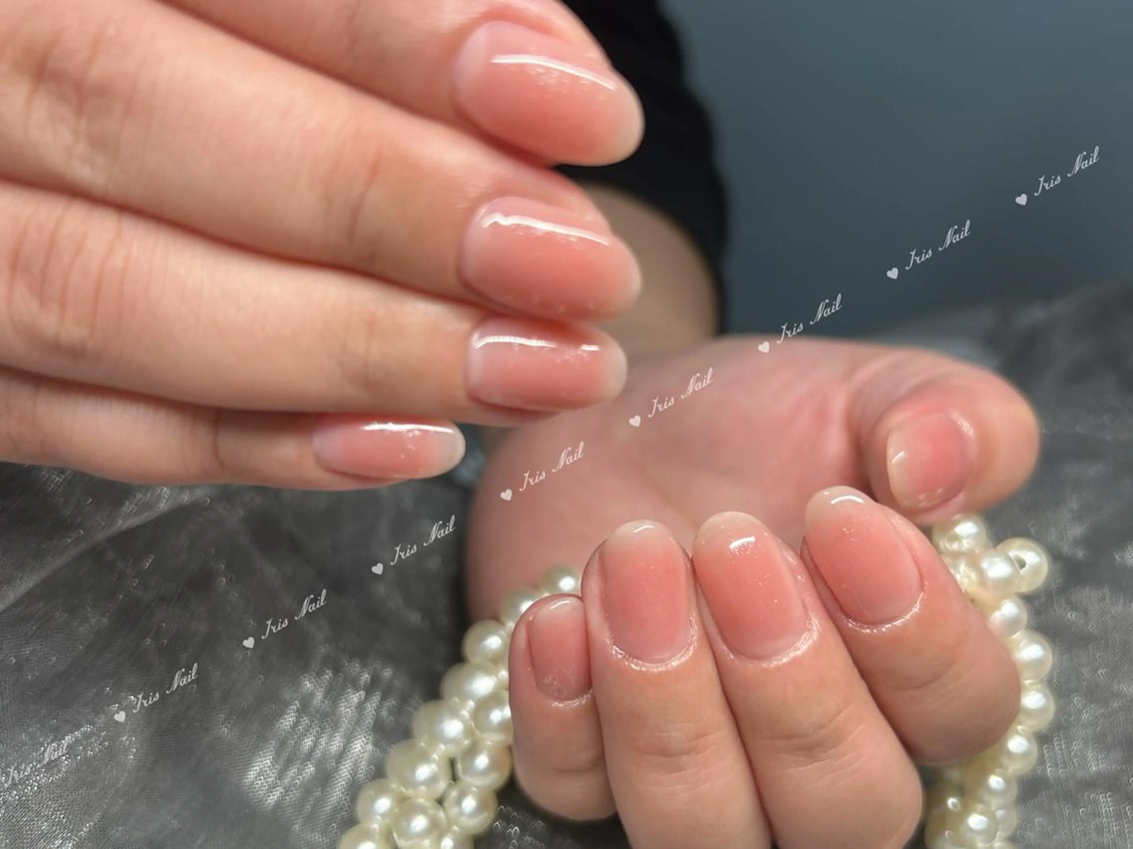 ネイル チークネイル オフィスネイル 💕藤江 月🌸🍒のネイルデザイン