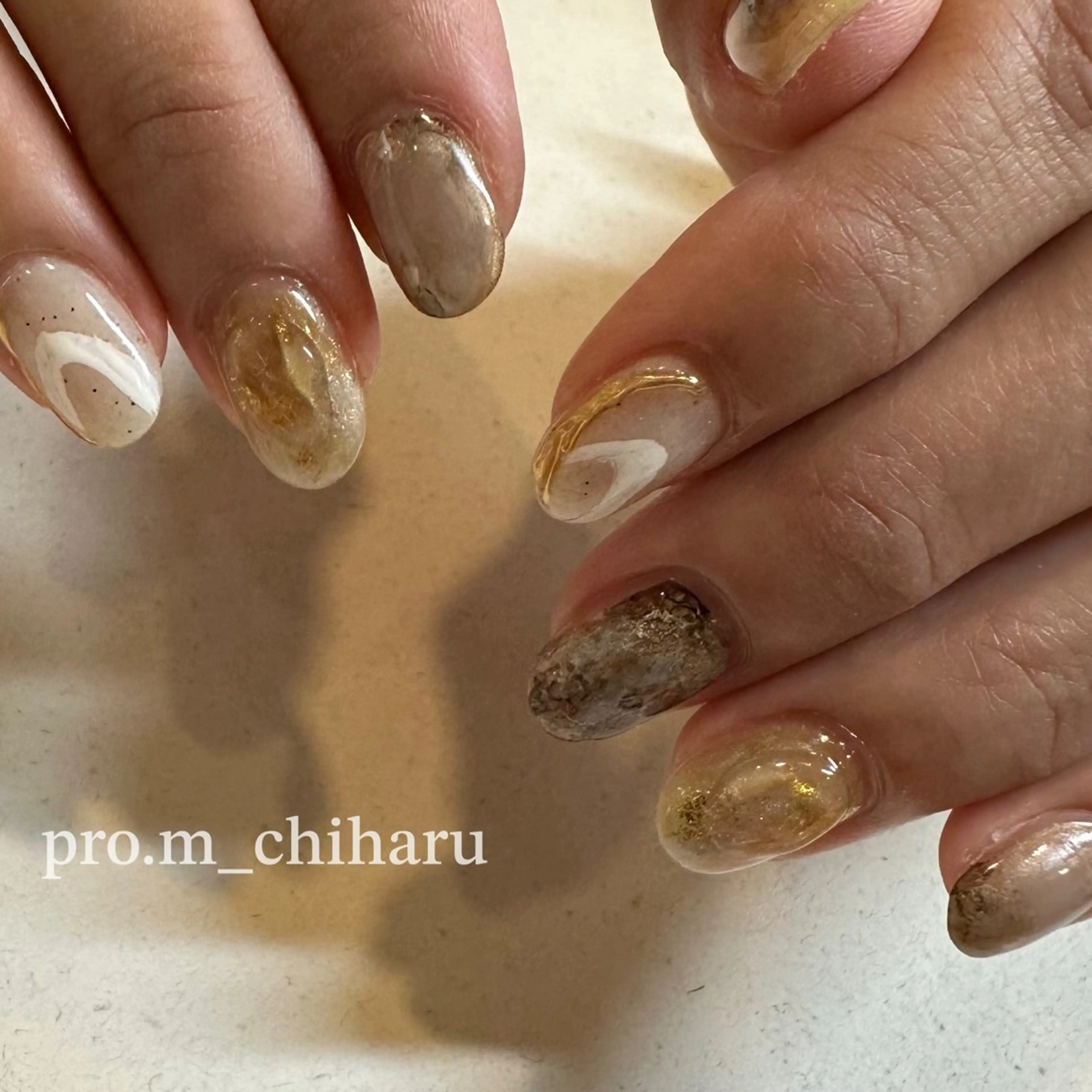ネイル ハンドネイル pro.M chiharuのネイルデザイン