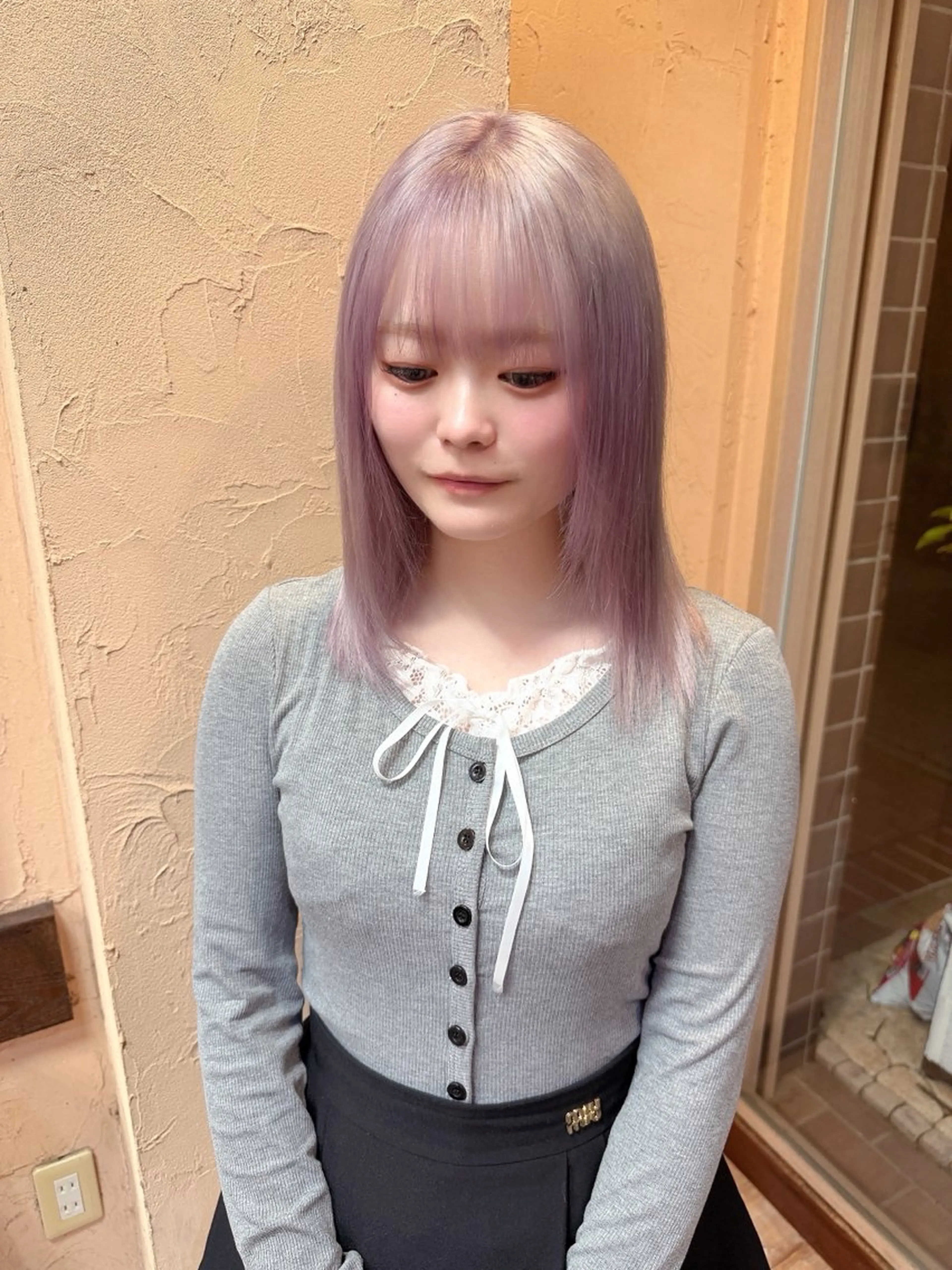 セミロング ヘアカラー Moremuu/ MAIKA🎀のヘアスタイル