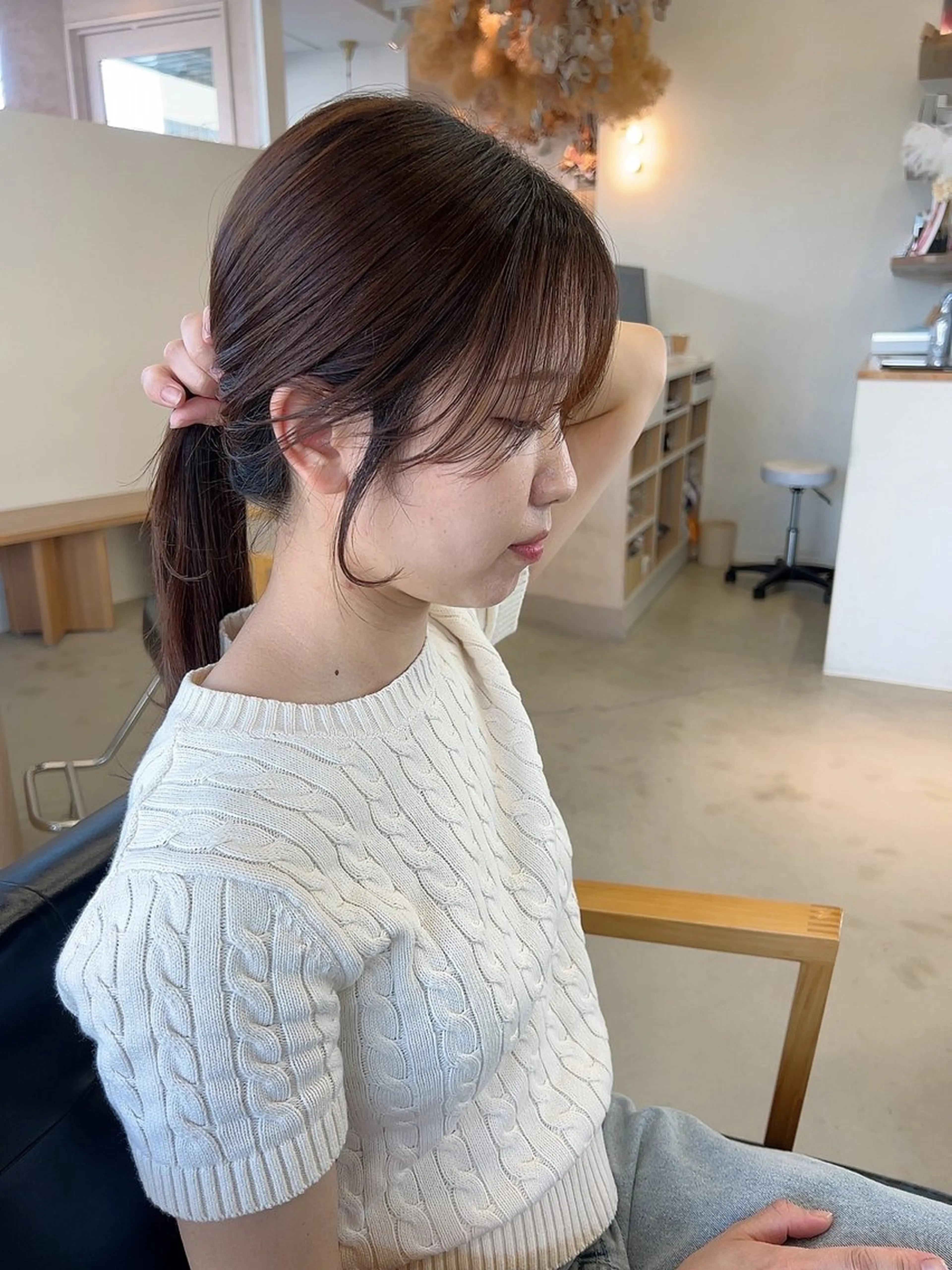 ロング カット ヘアカラー vince. moekoのヘアスタイル