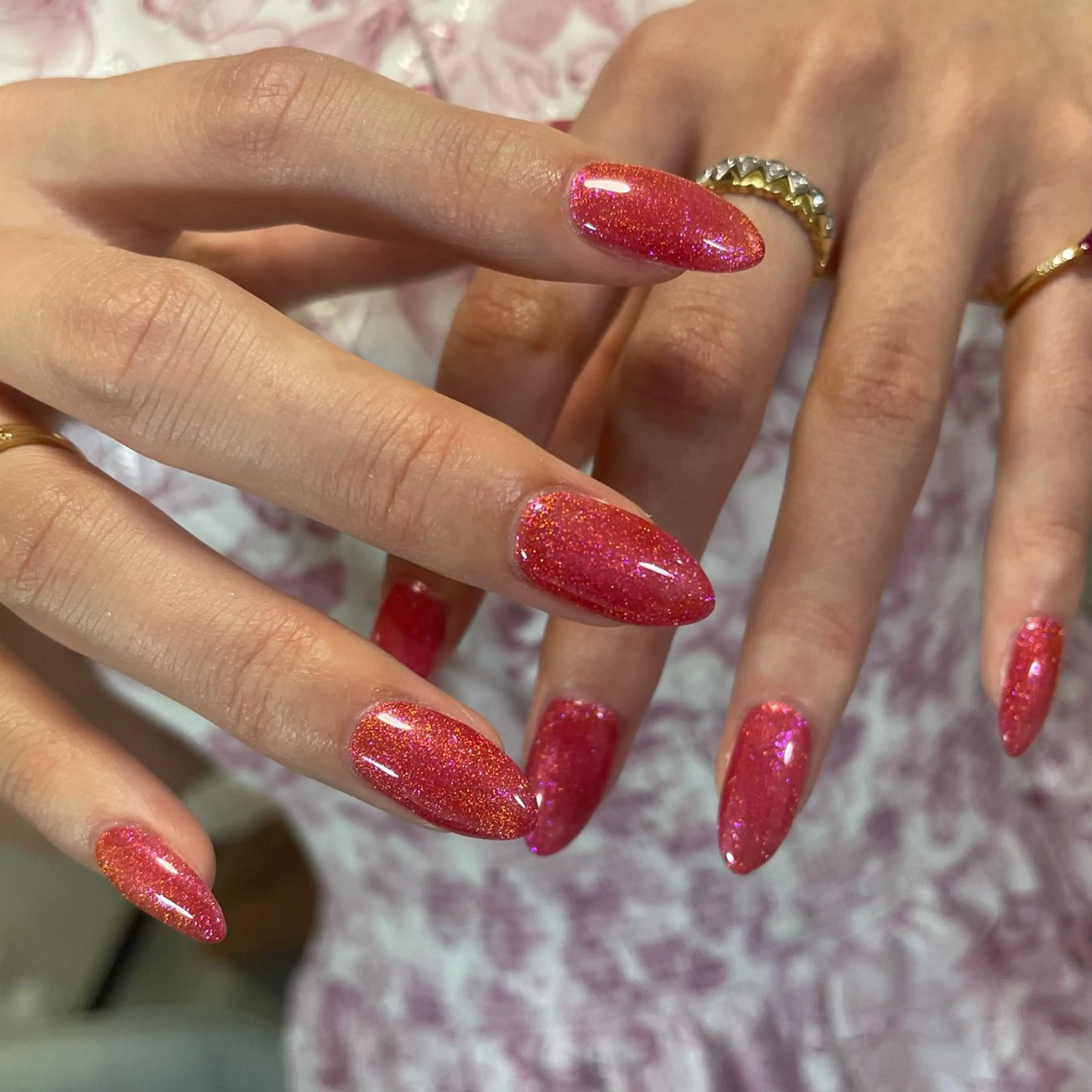 ネイル マグネットネイル ワンカラーネイル ハンドネイル hazuki / Salon Biのネイルデザイン