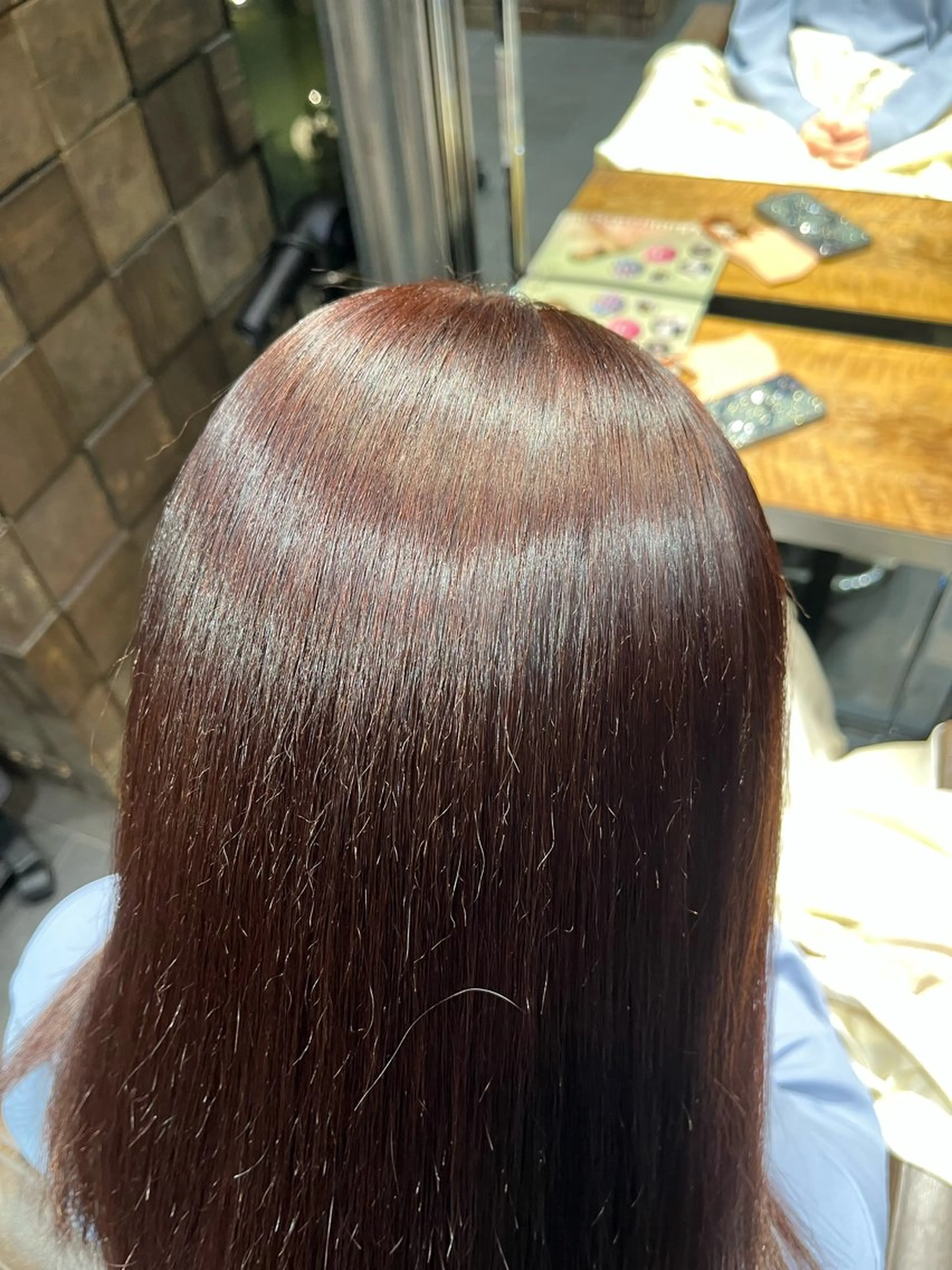 セミロング 艶髪/透明感カラー/ METEO/山田凌大のヘアスタイル