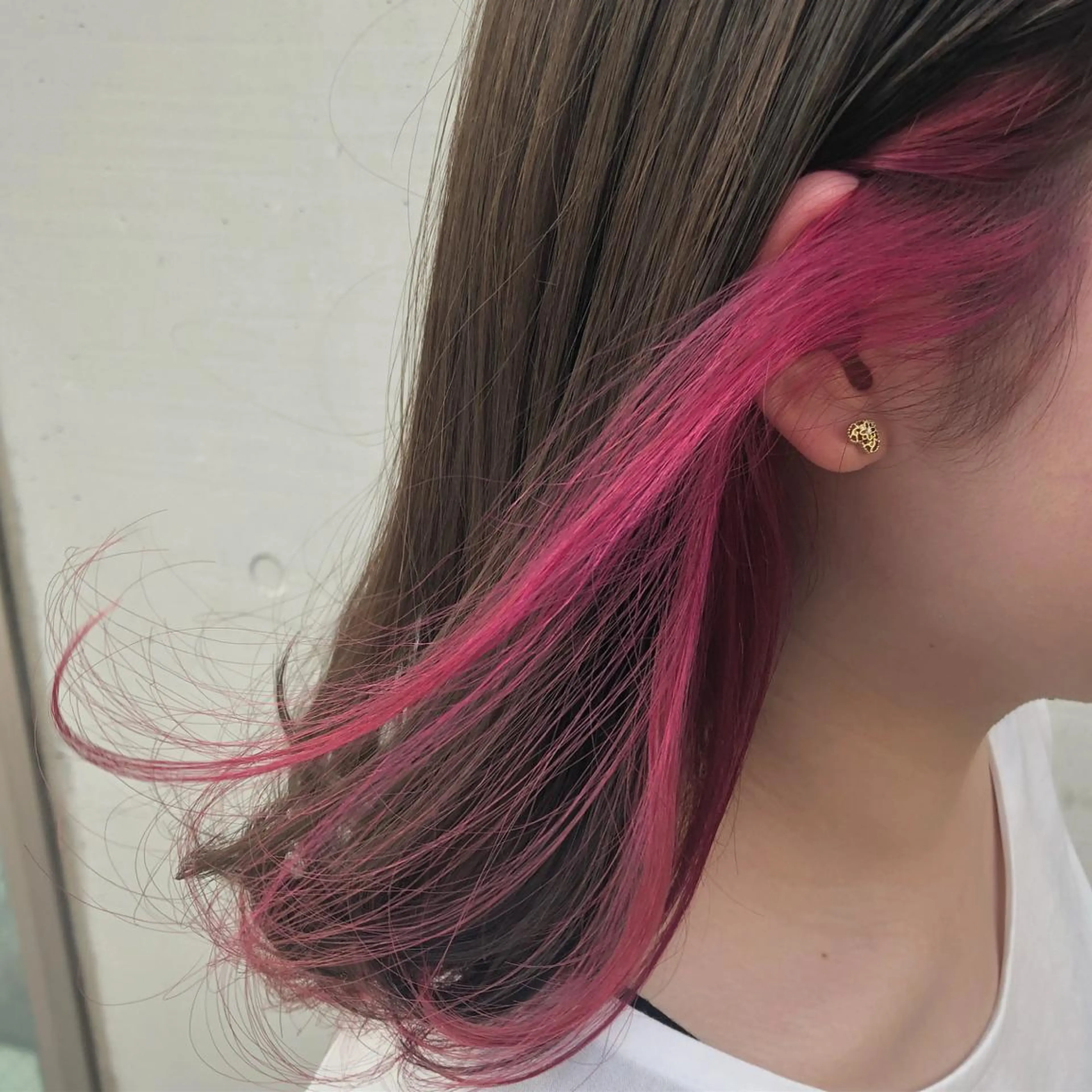 セミロング カラー インナーカラー トップスタイリスト 小澤純一のヘアスタイル