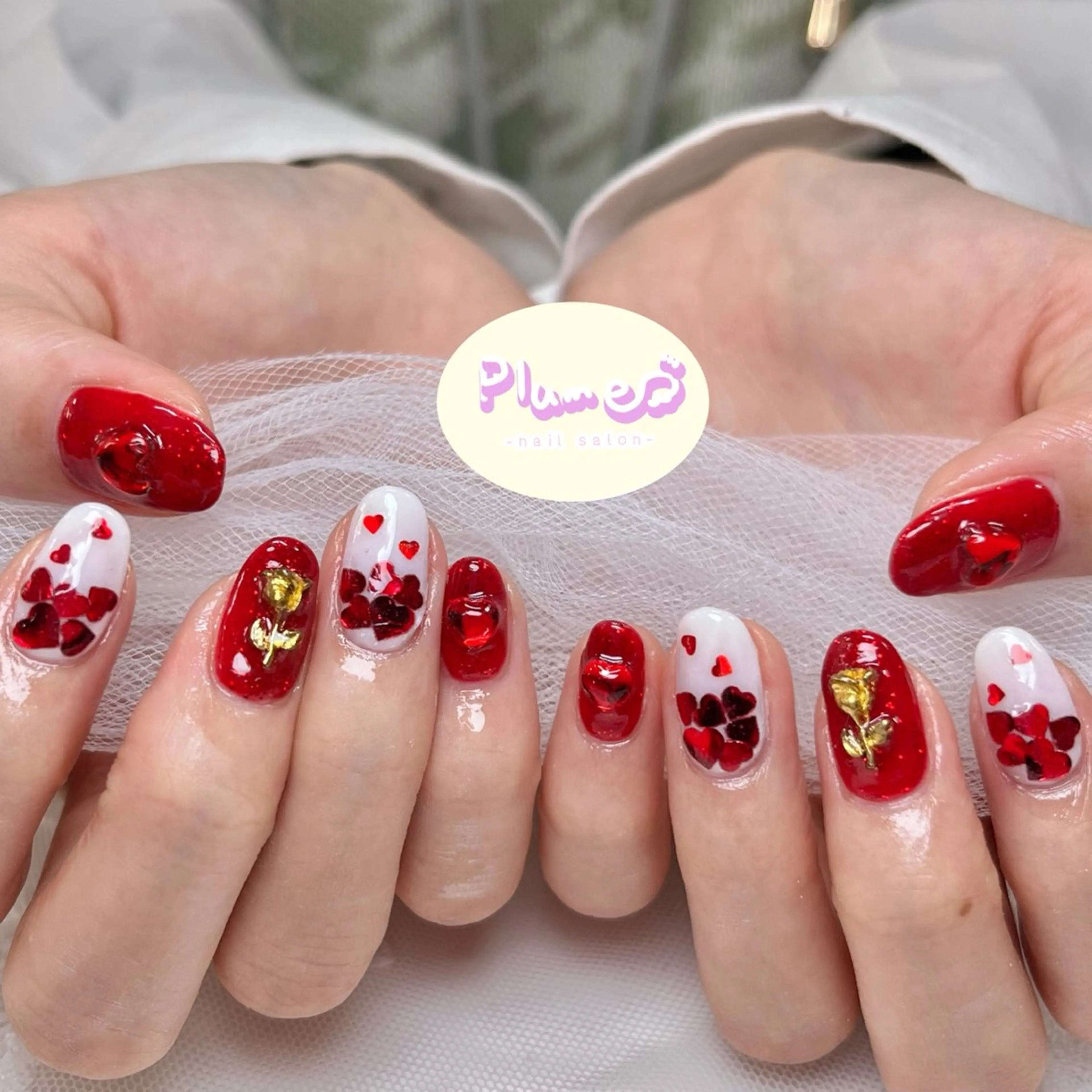 ネイル ハンドネイル plume nail ☆韓国ネイルのネイルデザイン