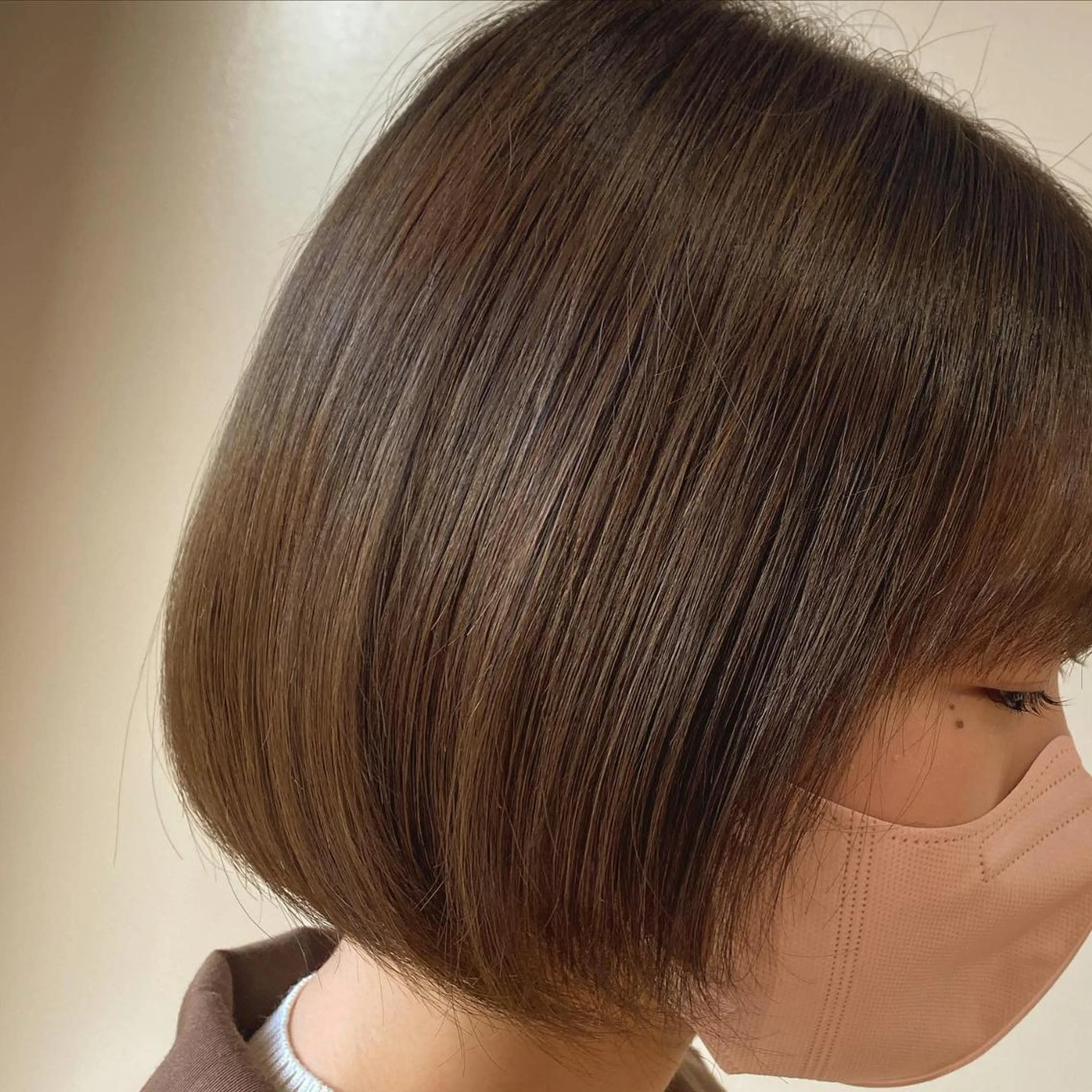 ミディアム ミディアムパーマ 髪質改善 タンバルモリ 韓国風ヘア トリートメント Shikota Nagisaのマツエク・マツパデザイン