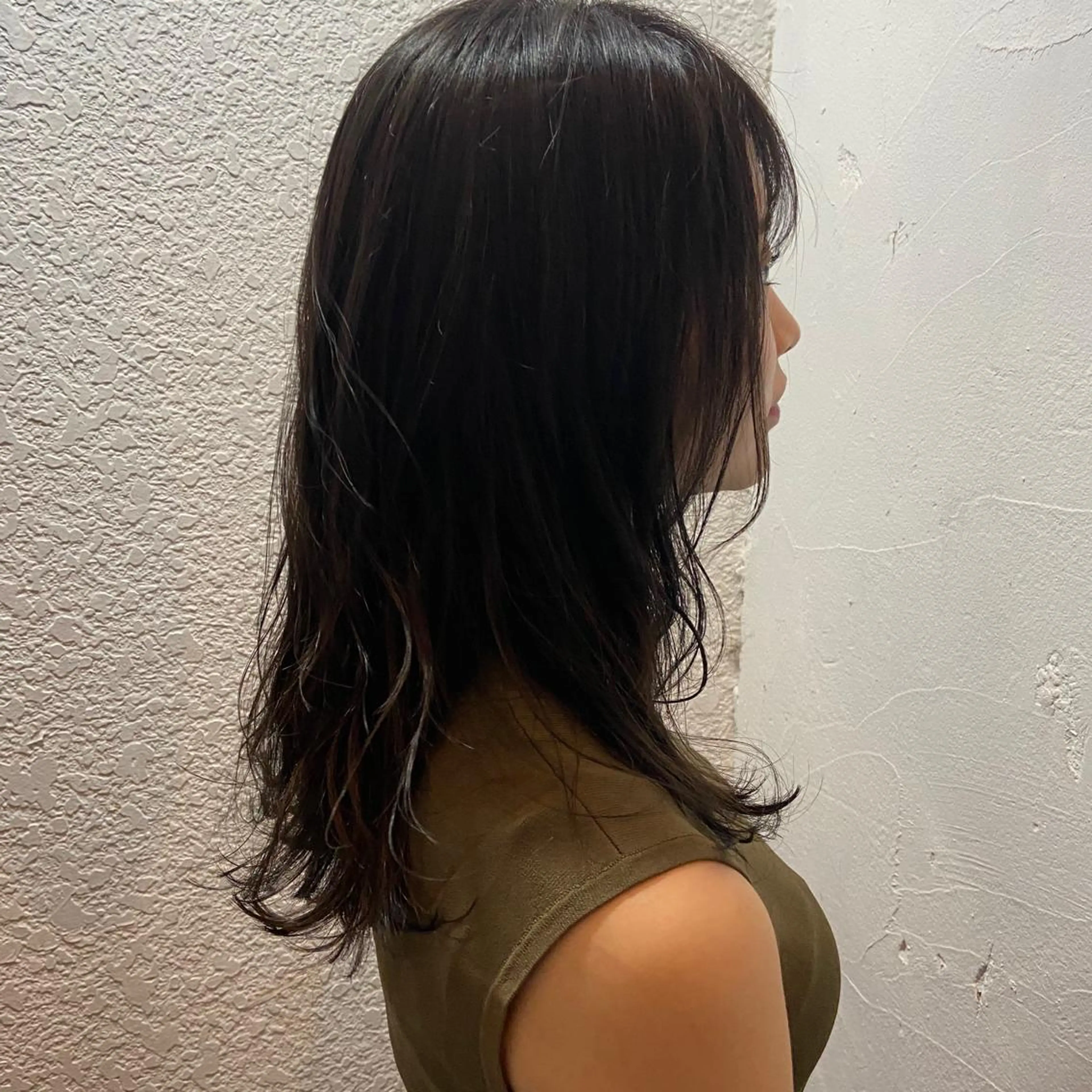 セミロング Sherry大国町所属・髪質改善×縮毛矯正 ×艶カラーNAOのヘアスタイル