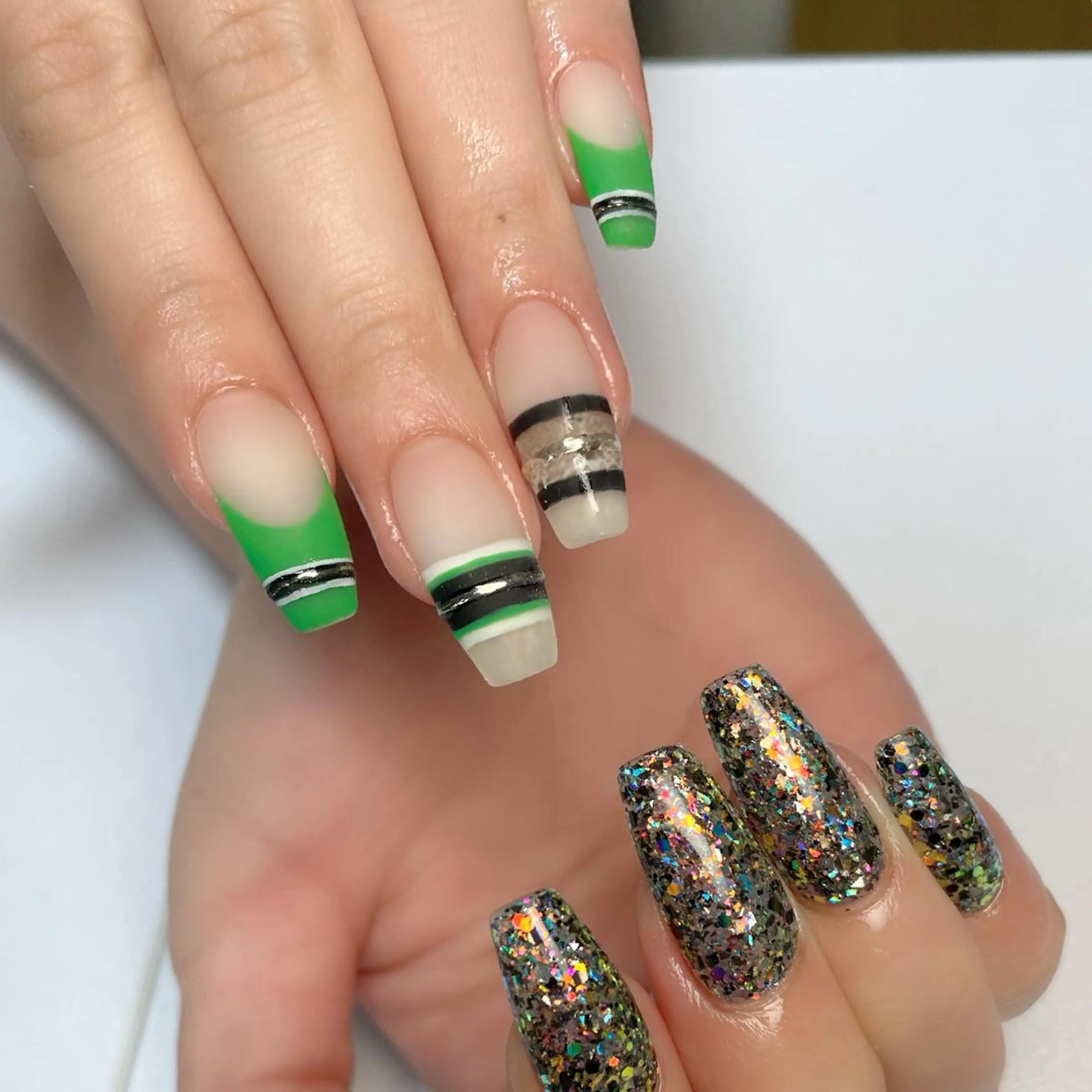 ロング ネイル 下妻ネイルサロン/ パラジェルのネイルデザイン