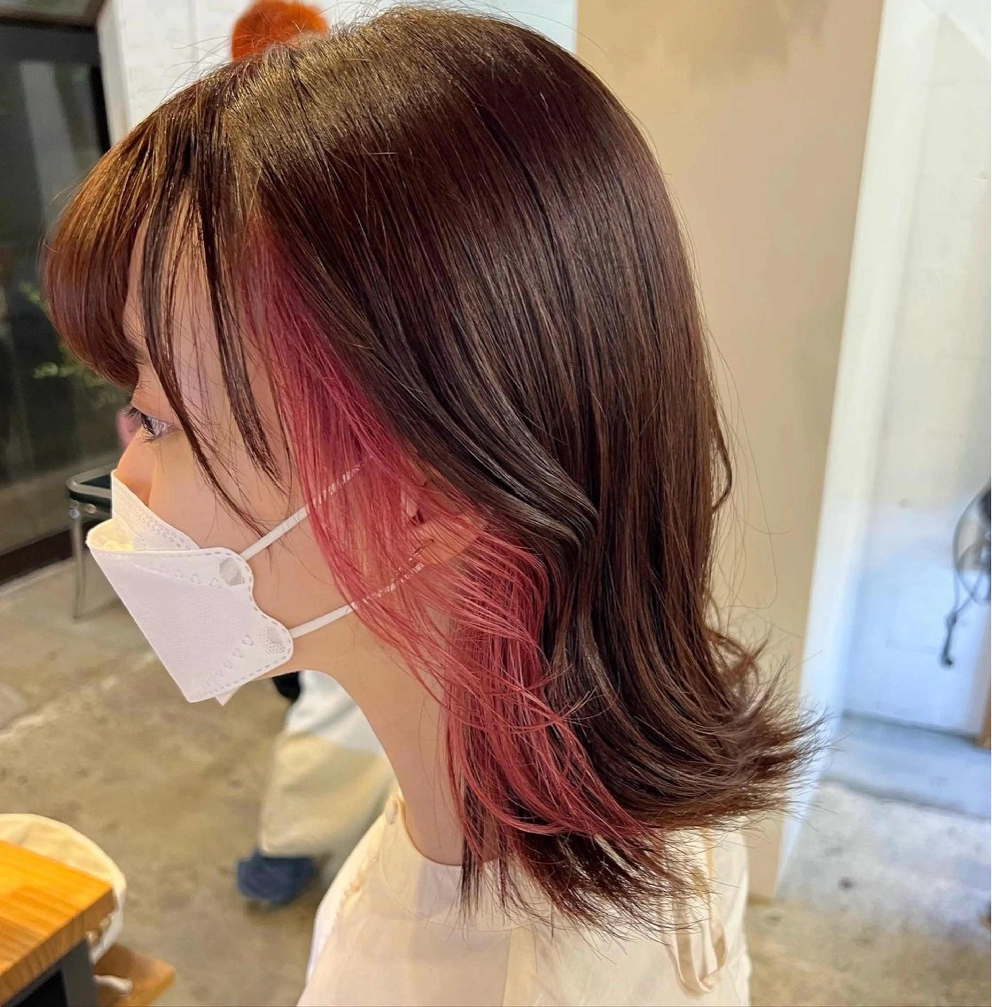 ショート カラー ヘアカラー トリートメント 透明感/血色カラー/ 似合せレイヤー/ゆいのヘアスタイル