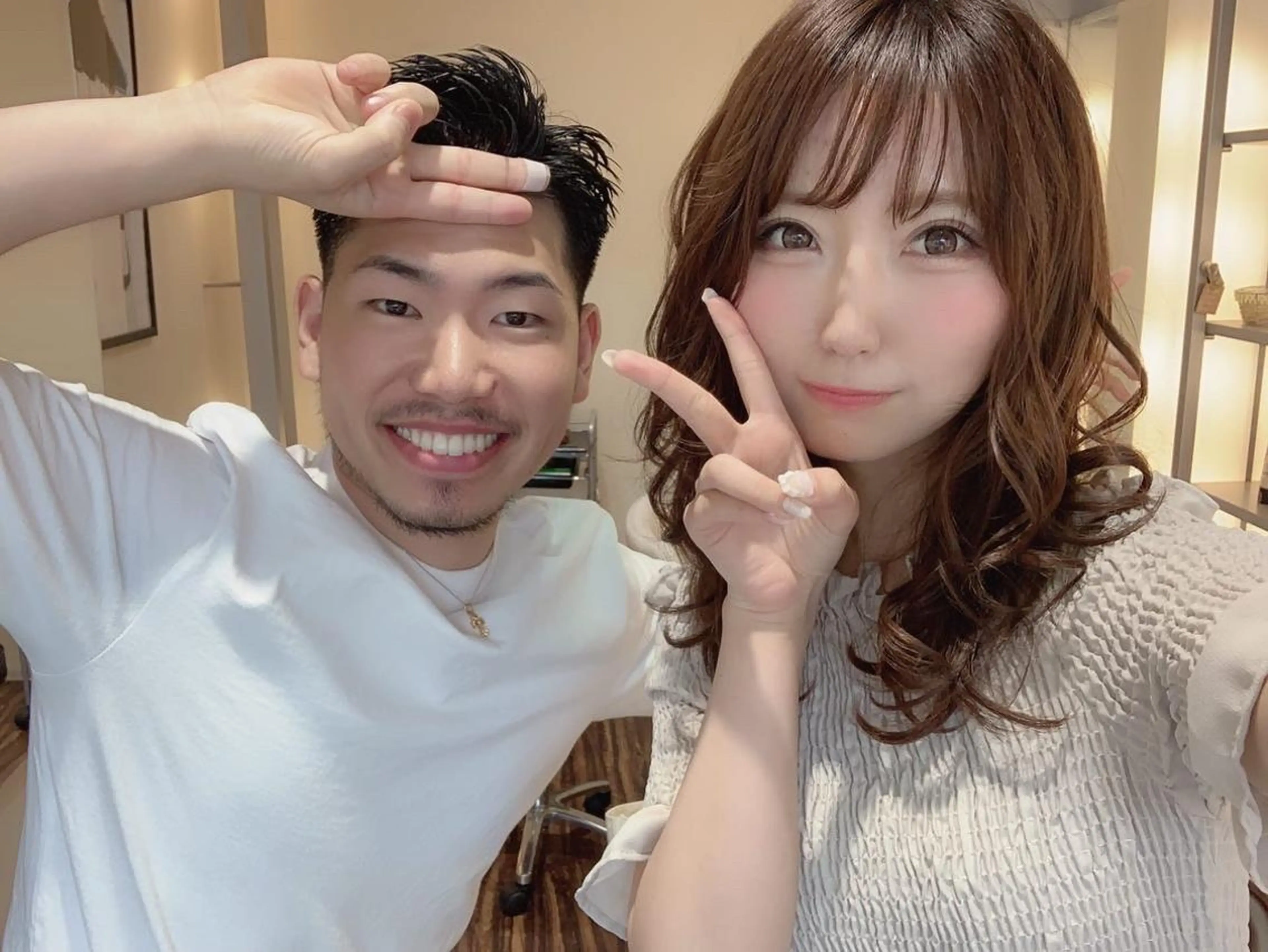 ミディアム カラー 髪質改善サロン 心斎橋ARCHEのヘアスタイル