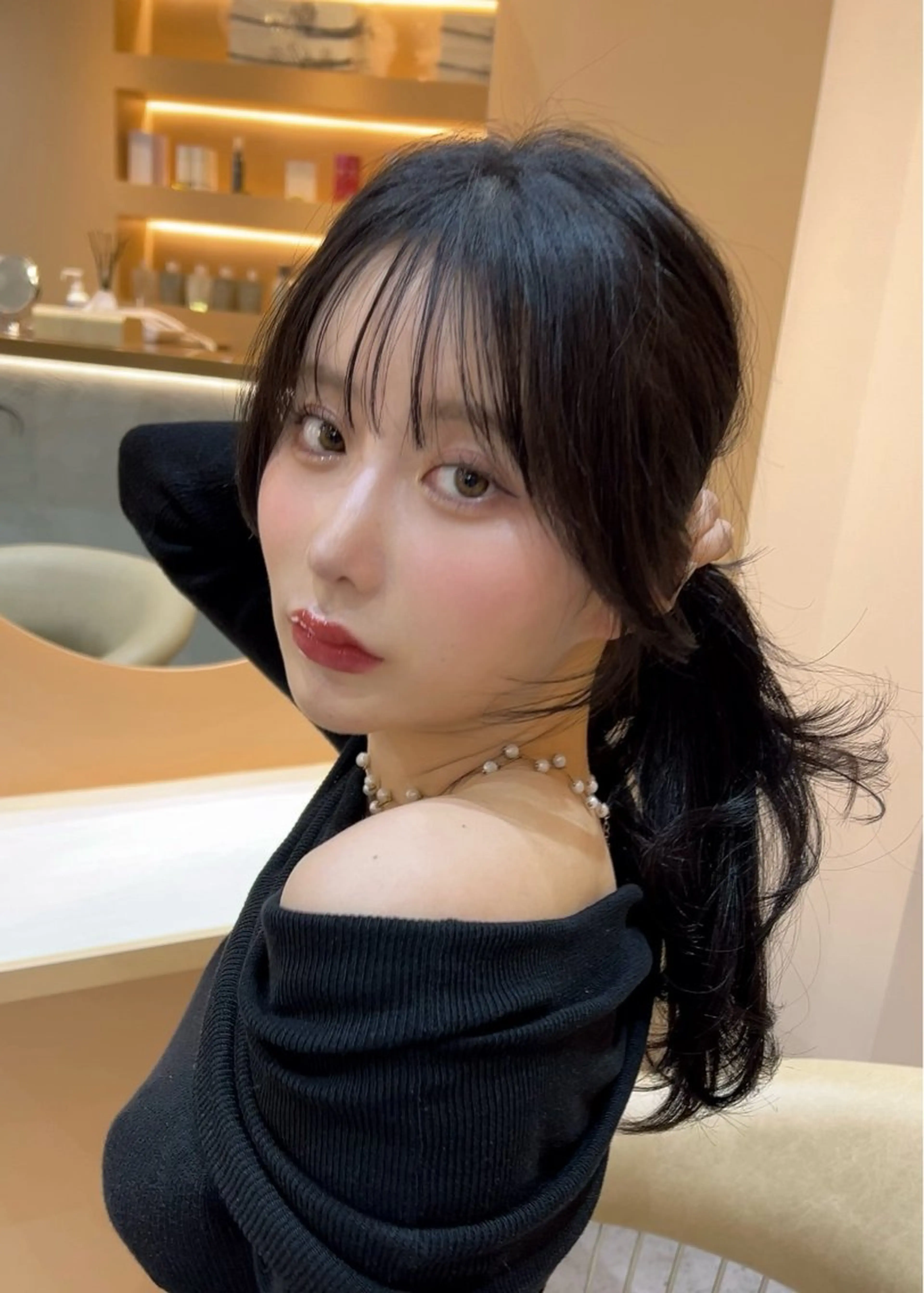 ロング 髪質改善 縮毛矯正 トリートメント カット ヘアカラー トリートメント 🫧髪質改善 講師🫧🍎幹細胞のヘアスタイル