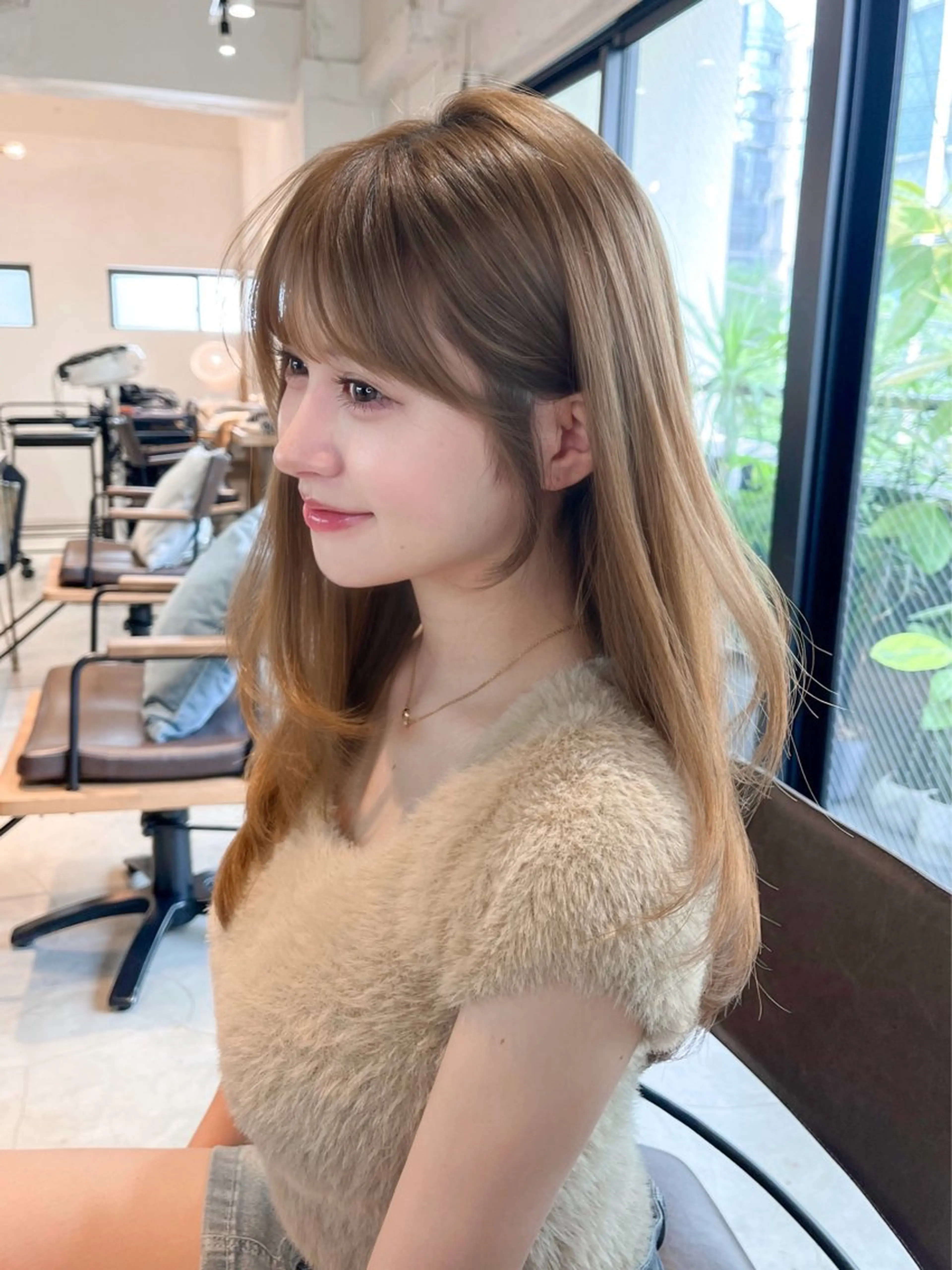 セミロング カラー/レイヤー /カット泉谷七登のヘアスタイル