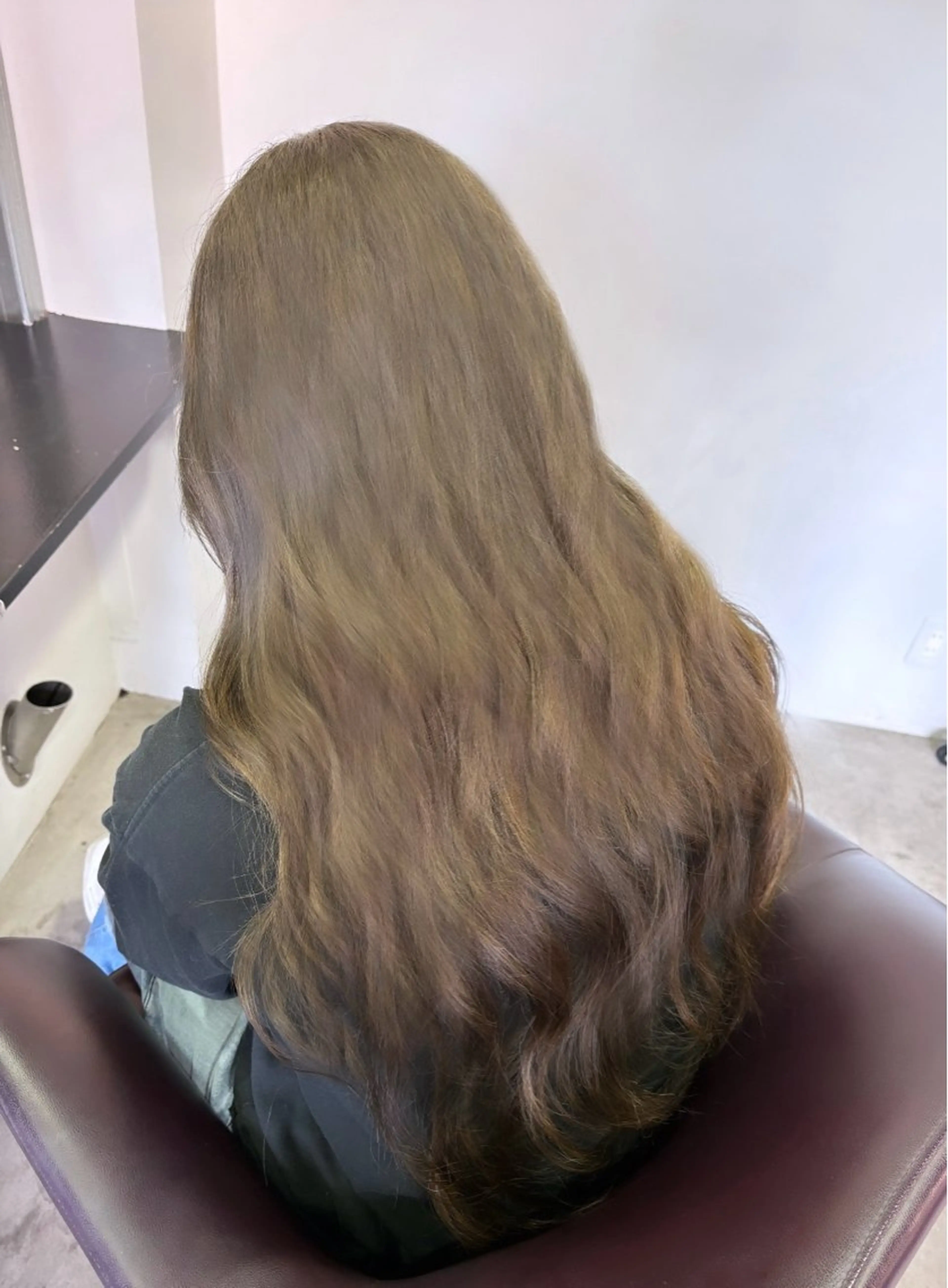 ロング カラー カット ヘアカラー トリートメント こまつ まりやのヘアスタイル