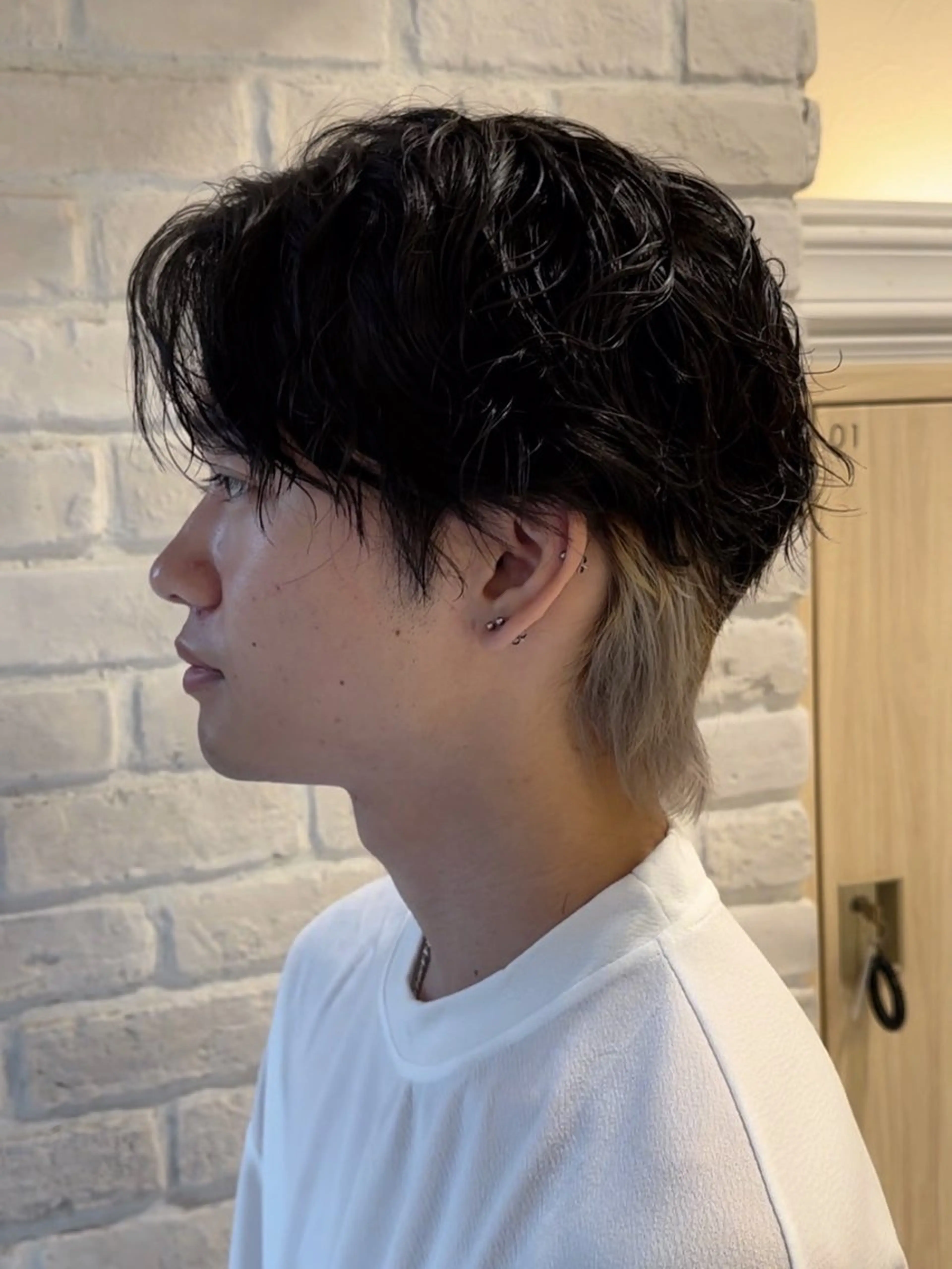 ショート カラー ボブ•ショートカット 草野太一のヘアスタイル